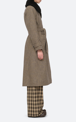 Felix Wool-Blend Plaid Coat展示图