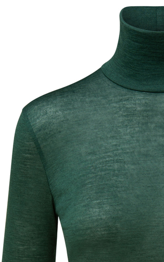 Cashmere-Silk Mockneck Top展示图