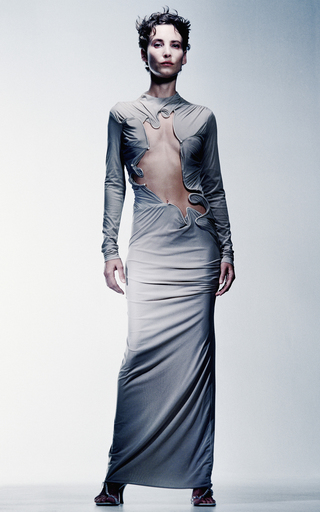 Slashed Venus Maxi Dress展示图