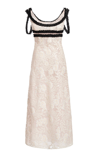 Sequin-Embroidered Tulle Maxi Dress展示图