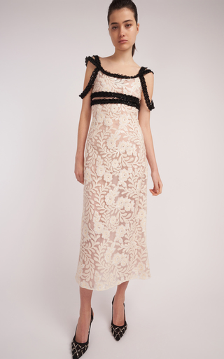 Sequin-Embroidered Tulle Maxi Dress展示图