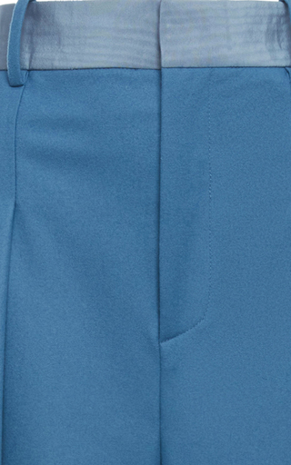 Pleat Pleat Wool Wide-Leg Pants展示图