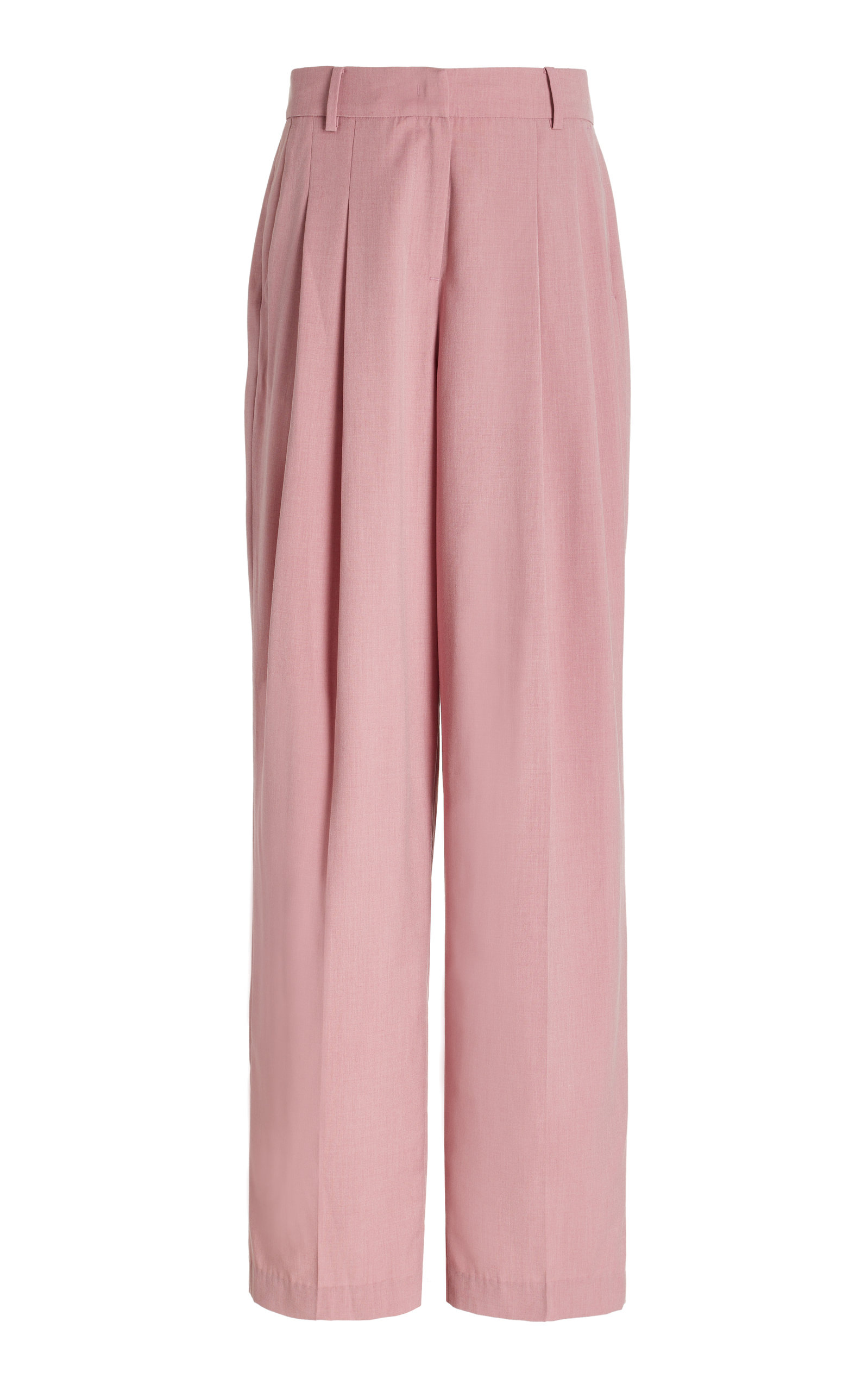 Gelso Pleated Suiting Wide-Leg Trousers