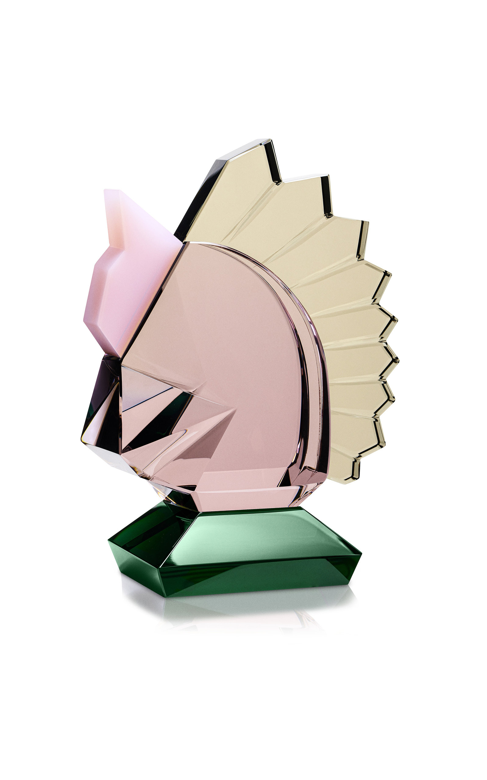 REFLECTIONS COPENHAGEN HORSE BOOKEND | SMOKE/PINK