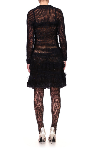 Loose Hand Knit Dress And Shrug展示图