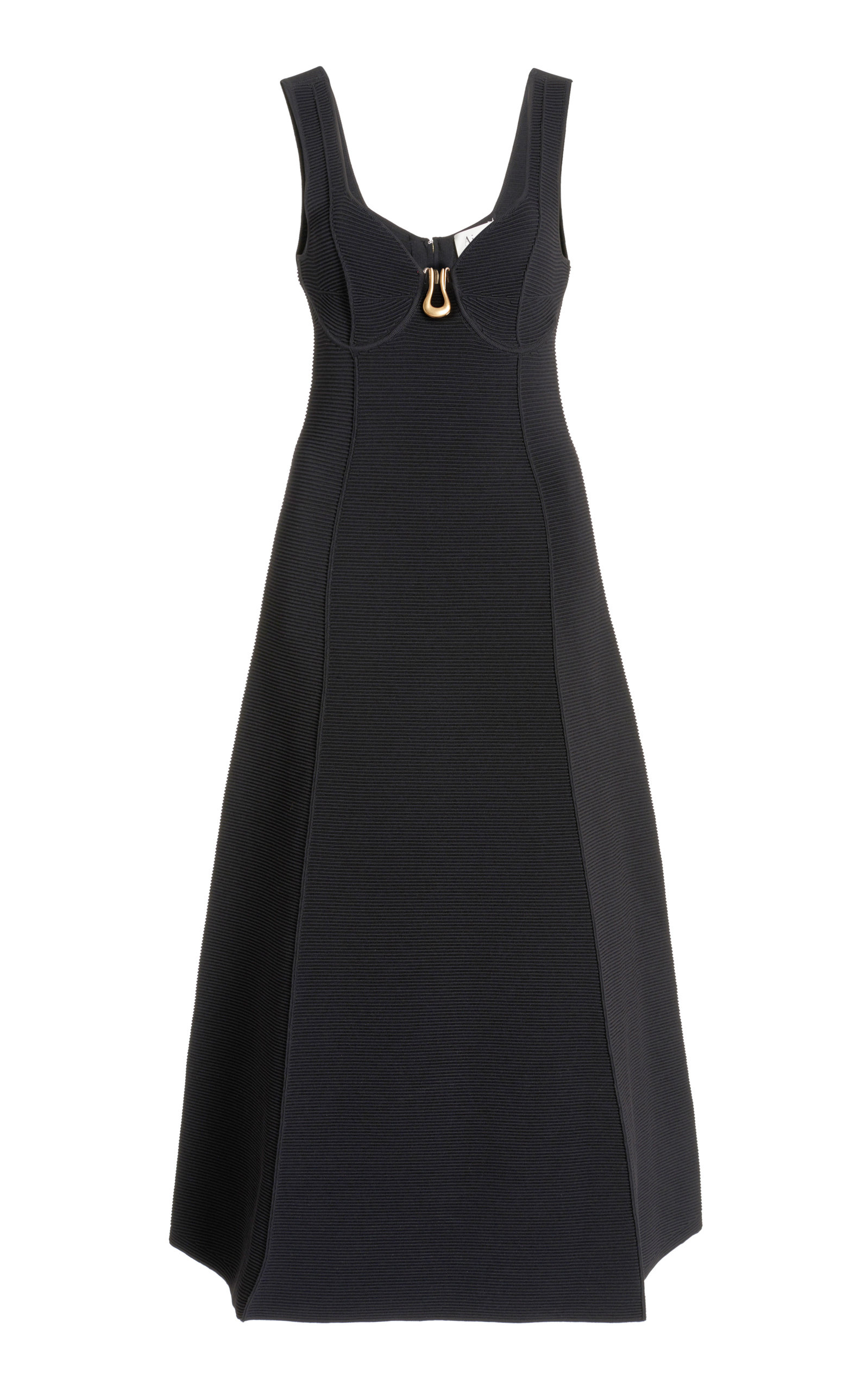 Aje Women's Sylvette Knit Midi Dress In Black ModeSens