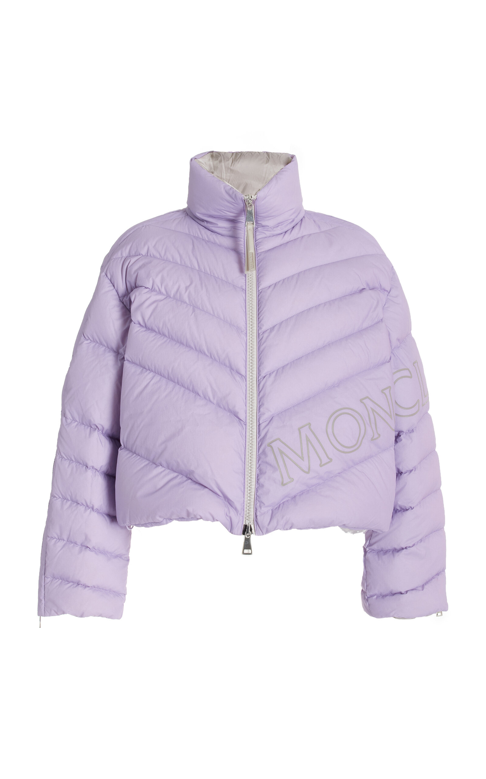 Shop Moncler Vonnes Nylon Jacket In Purple