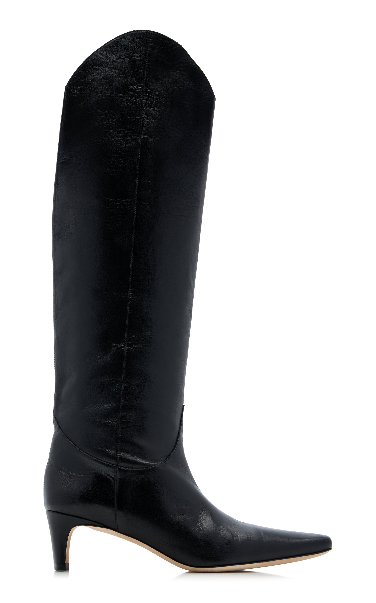 Wally Tall Leather Western Boots