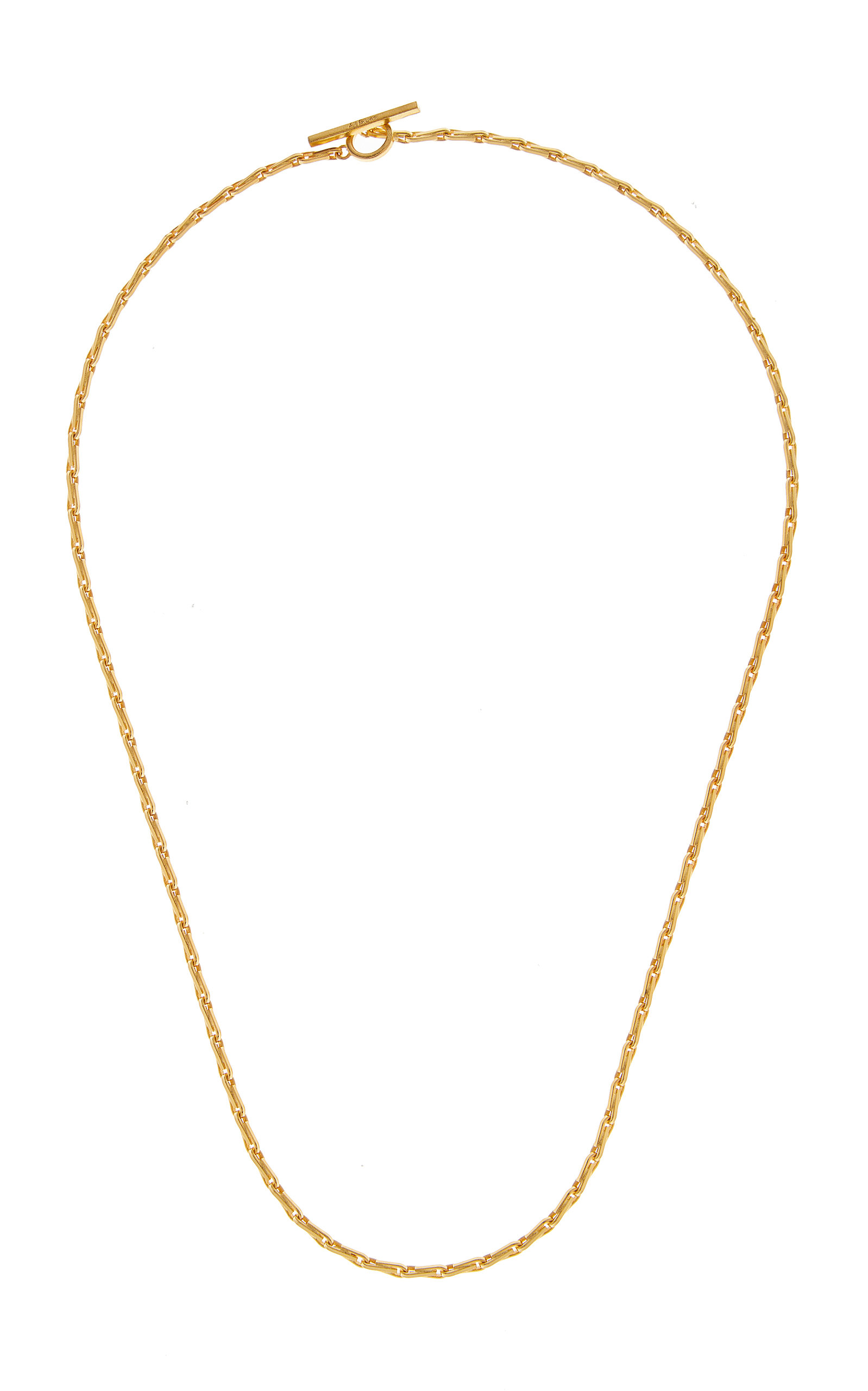 All Blues Fold Short 14k Vermeil Necklace In Gold | ModeSens