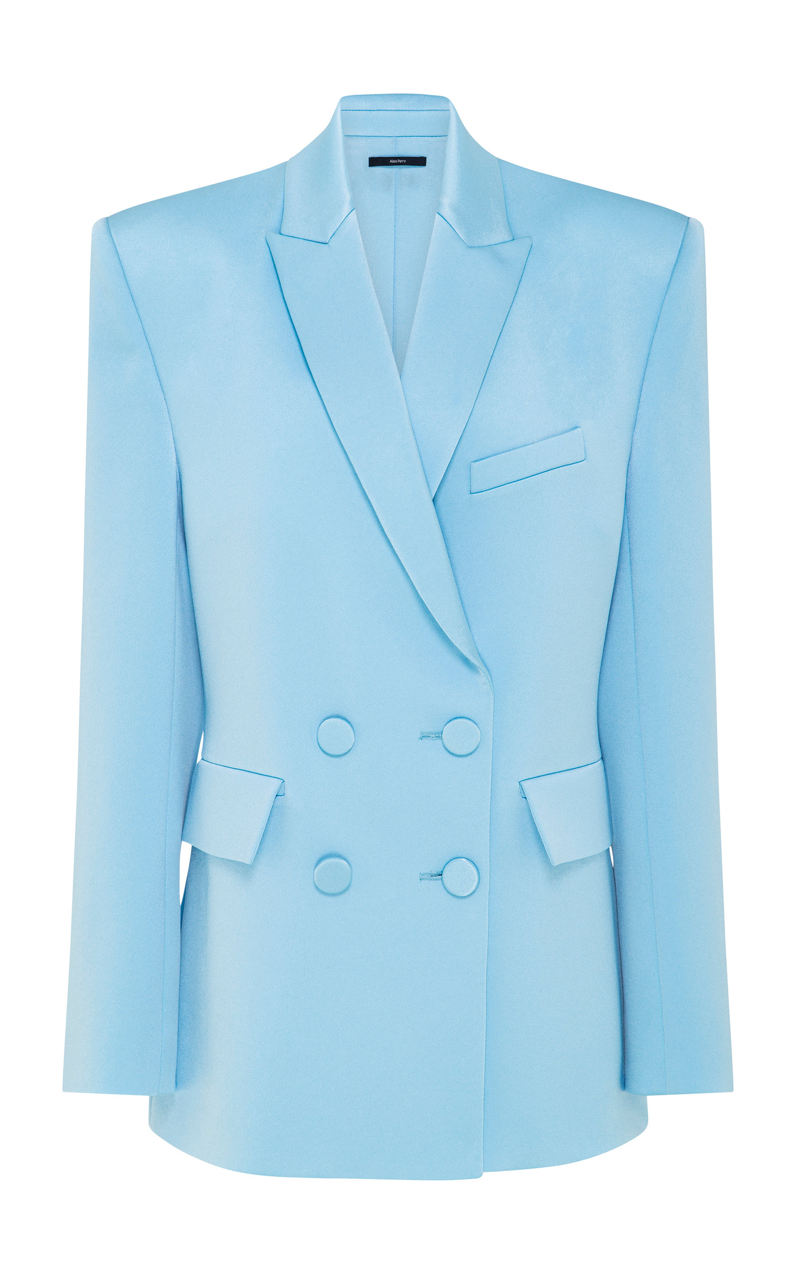 Alex Perry Wells satin crêpe blazer