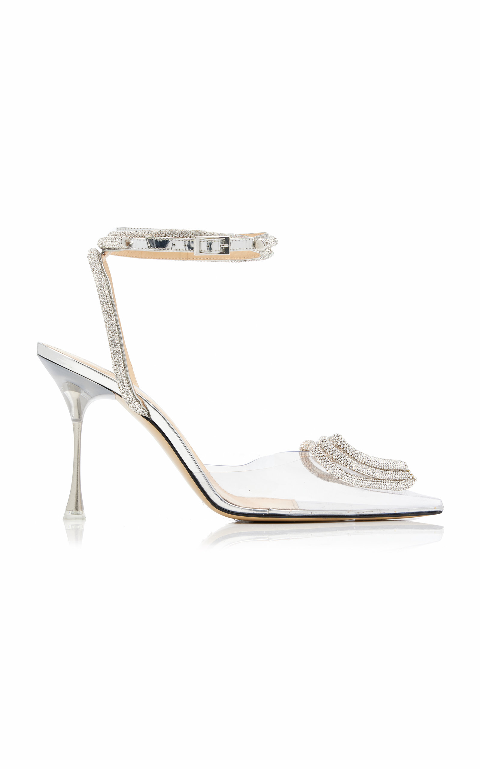 Mach & Mach Women's Triple Heart Pvc Pumps In Clear | ModeSens