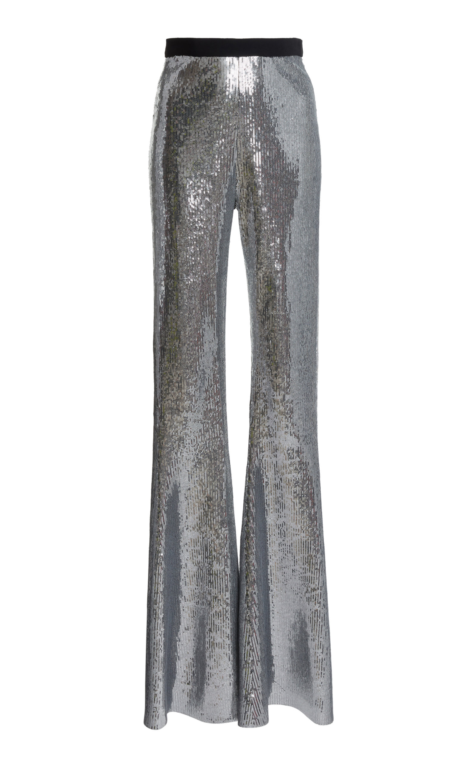 DAVID KOMA WOMEN'S SEQUINED FLARED PANTS