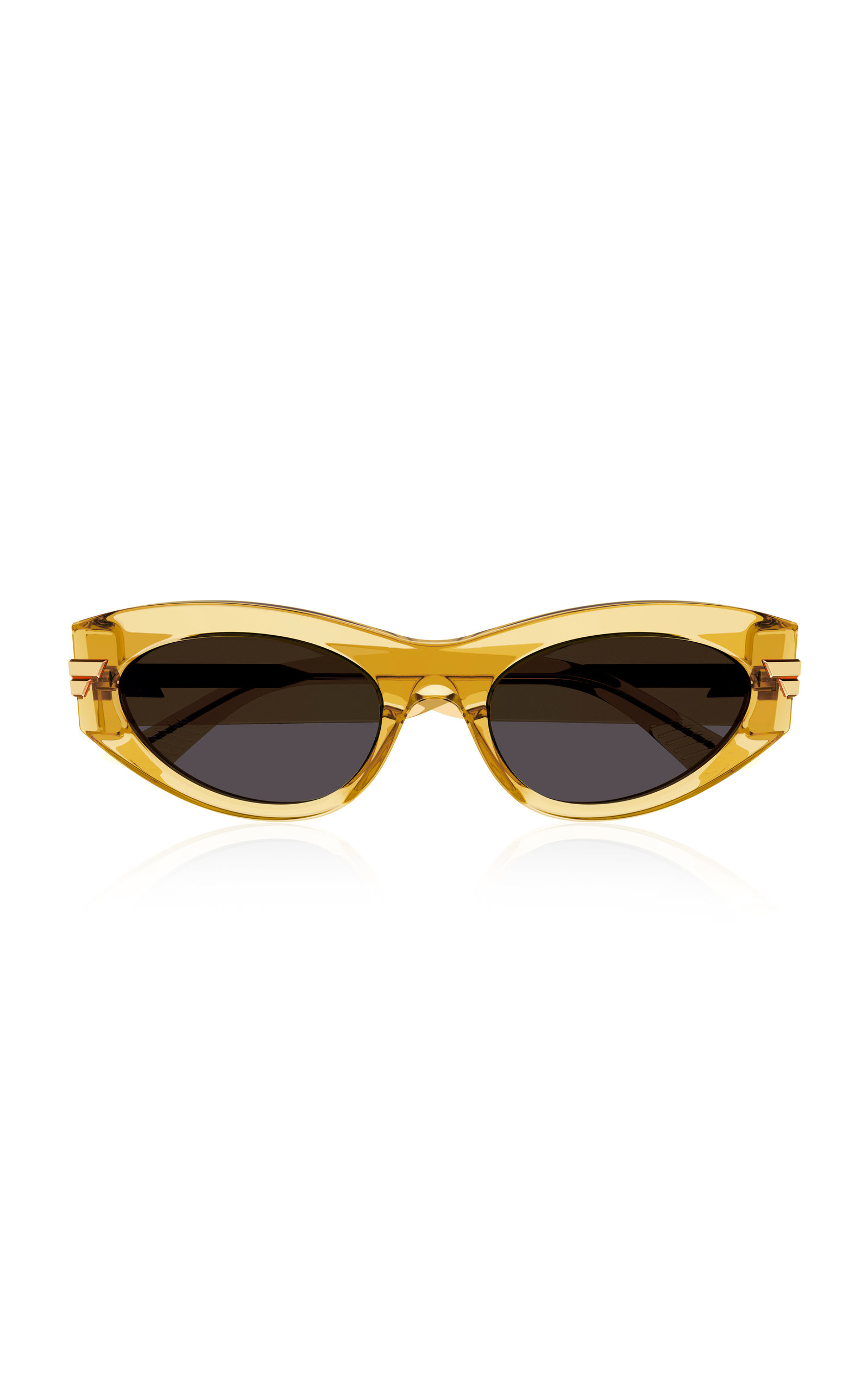 Original cat-eye acetate and gold-tone sunglasses