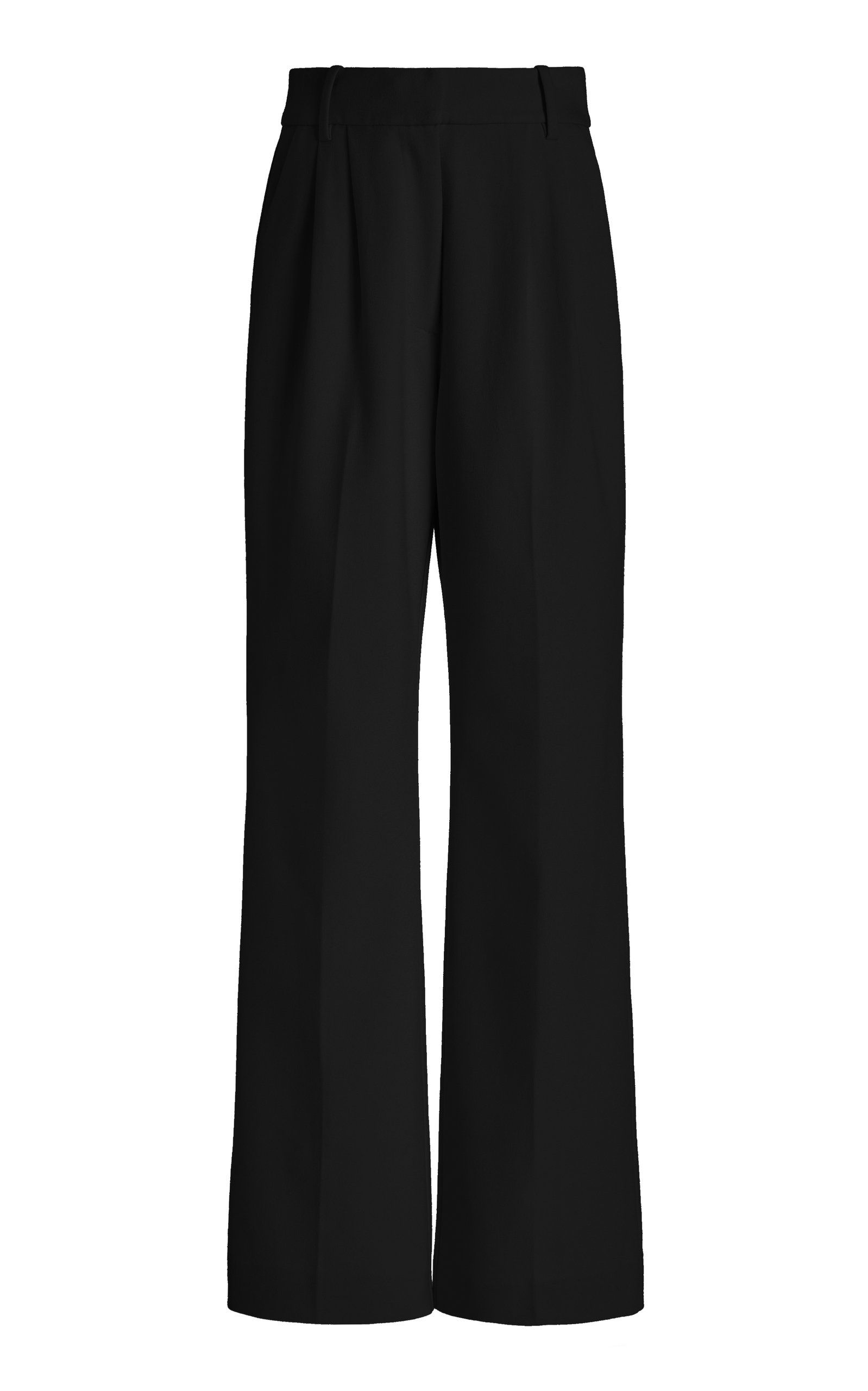 Favorite Daughter The Favorite Shortie Pleated Trousers In Black