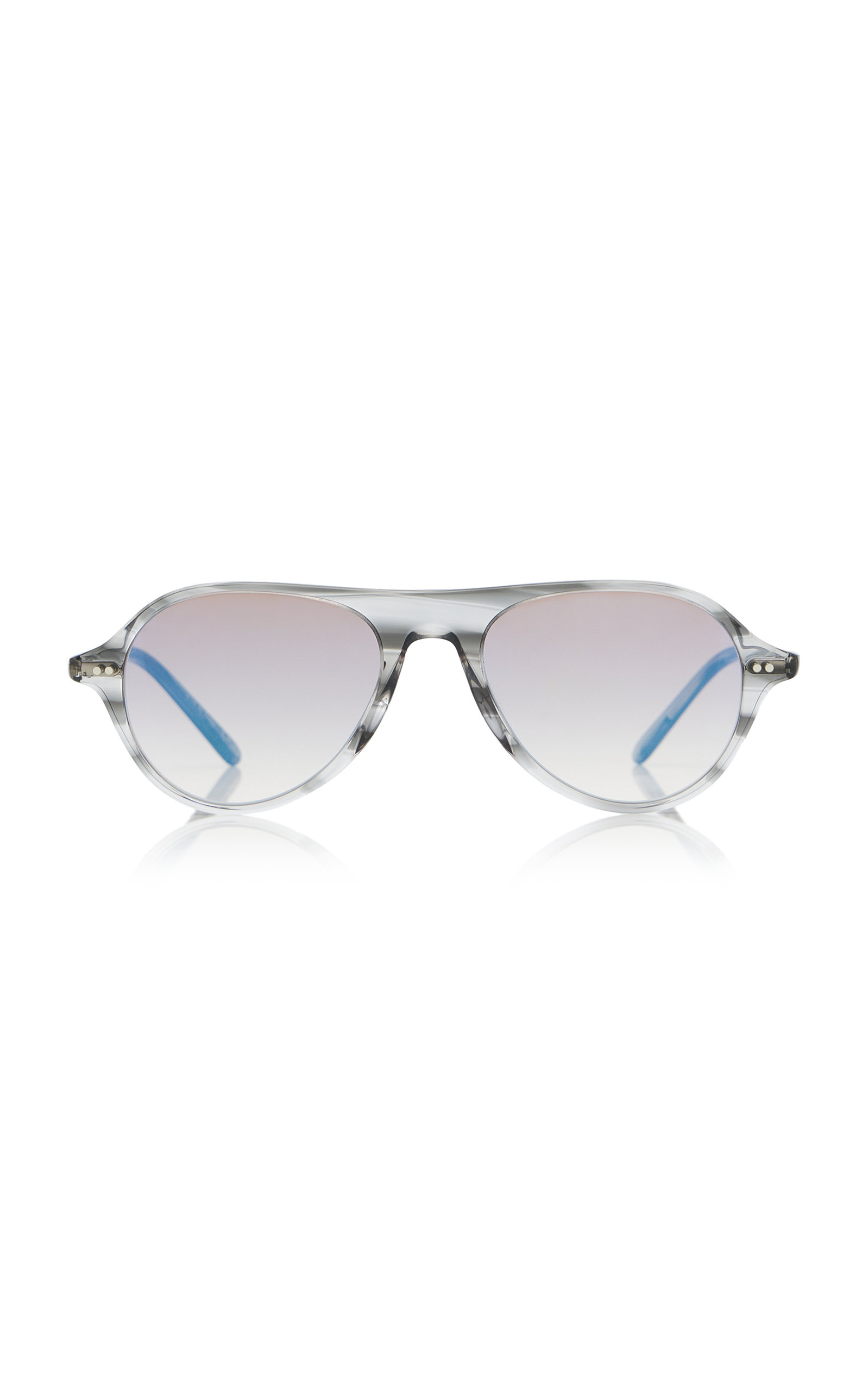 Oliver Peoples Women's Emet Aviator Acetate Sunglasses In Grey | ModeSens