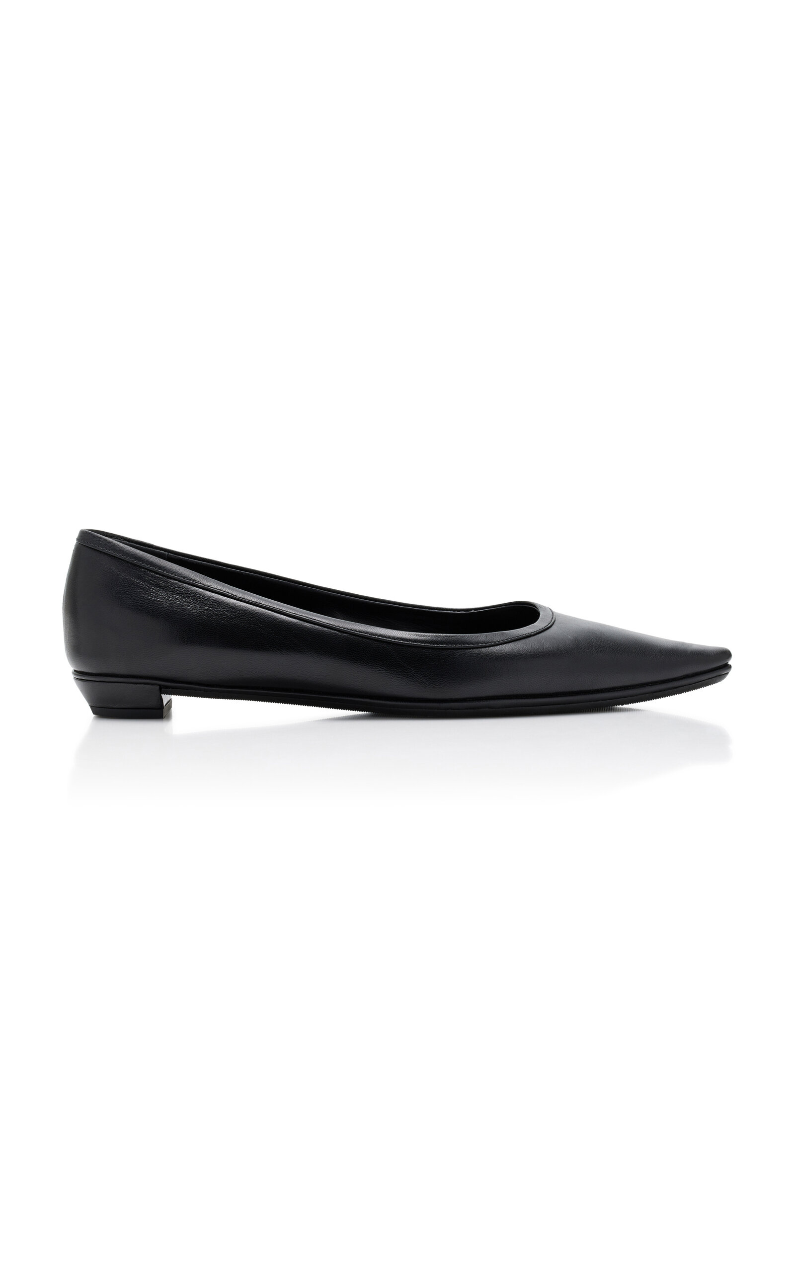 THE ROW CLAUDETTE LEATHER FLATS