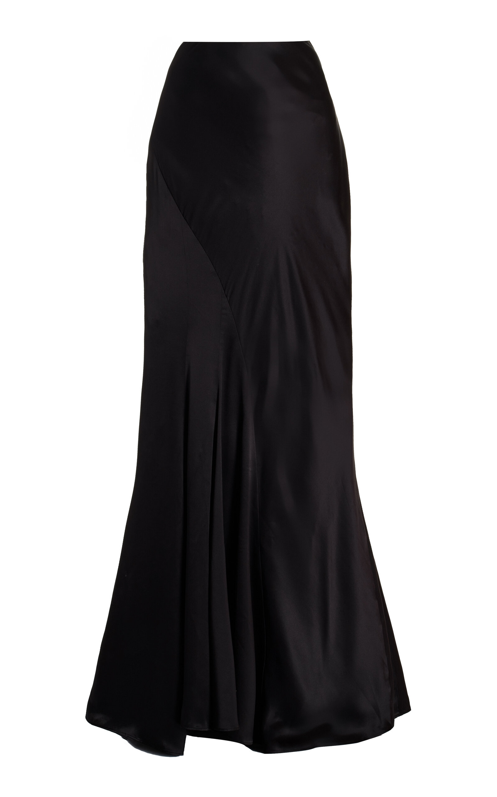 Tove Jasmin Silk Satin Maxi Skirt In Black | ModeSens