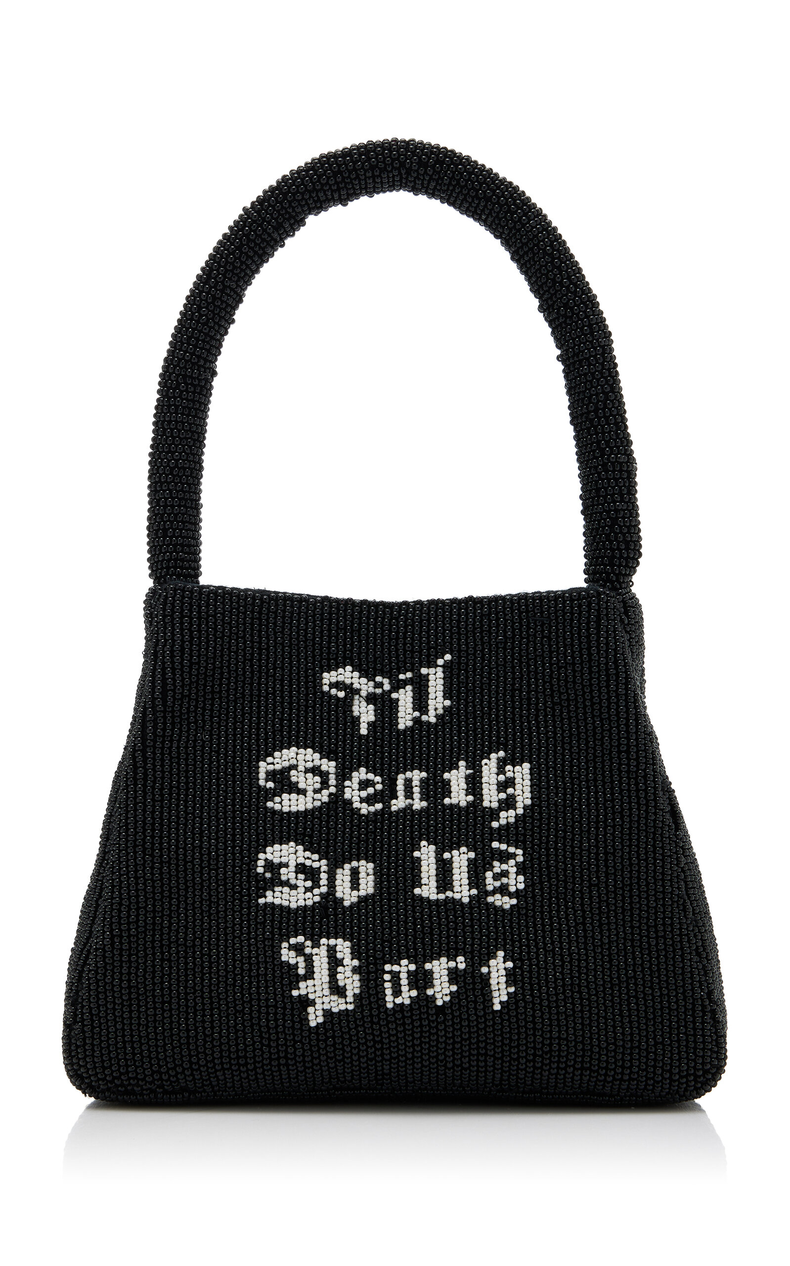 Til Death Do Us Part Beaded Bag