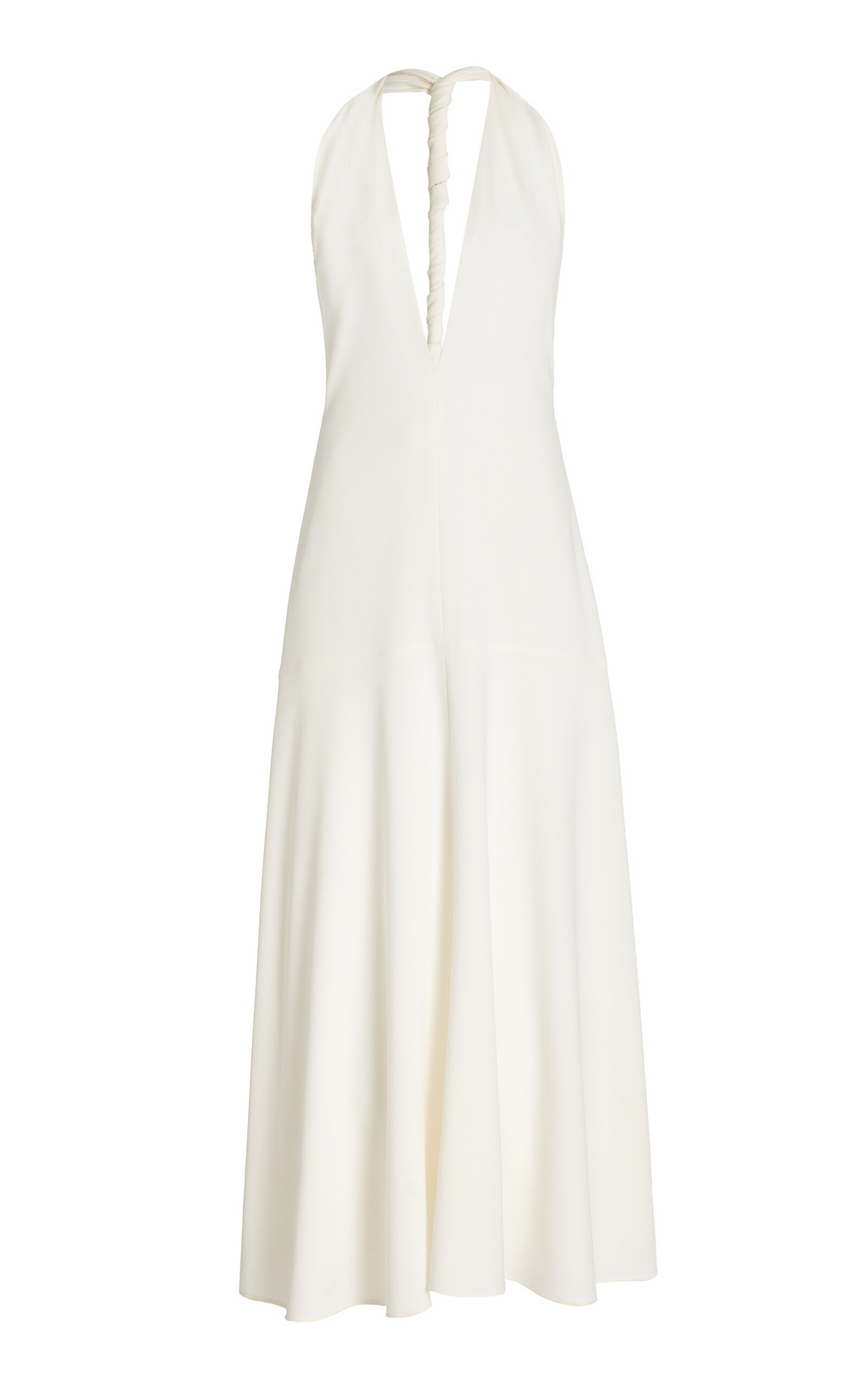 PROENZA SCHOULER TWISTED-BACK CREPE DRESS