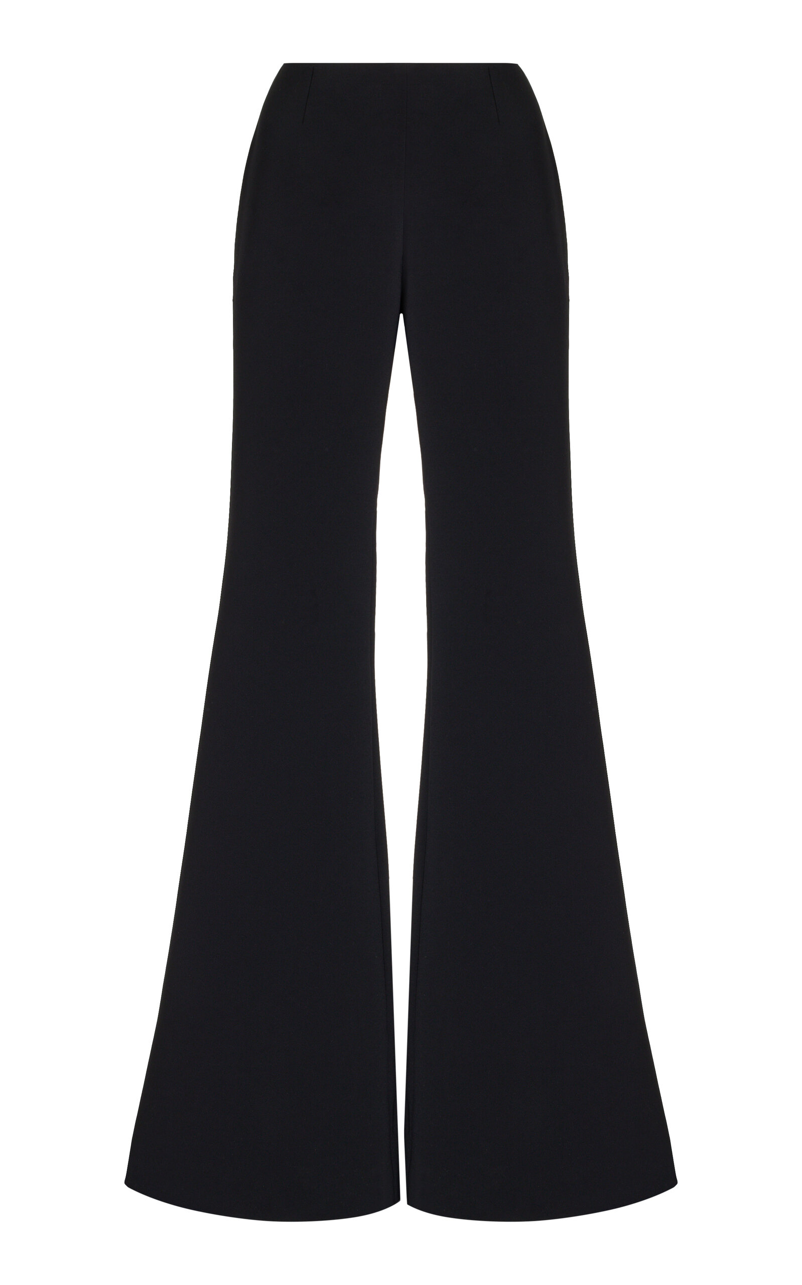 Carolina Herrera Low-rise Flared Trousers In Black