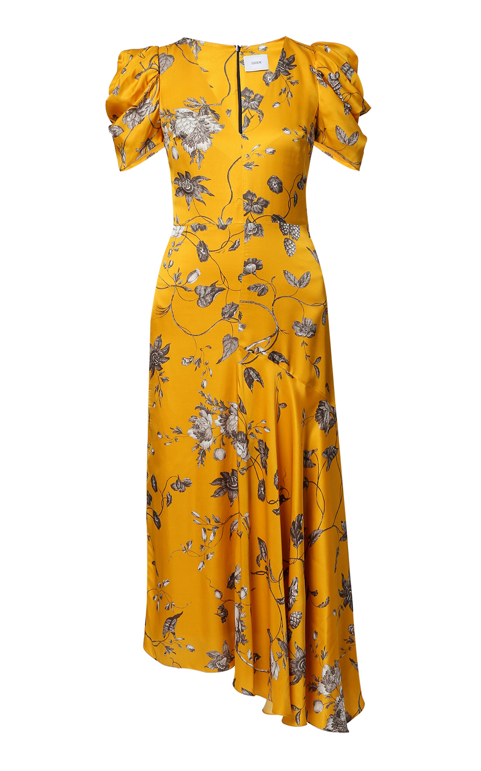 ERDEM FLORAL-PRINTED MIDI DRESS