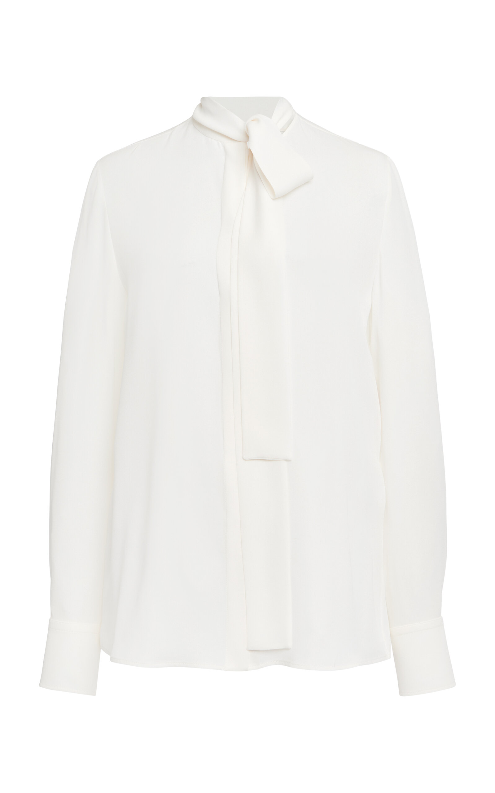 VALENTINO SILK GEORGETTE BUTTON-DOWN SHIRT