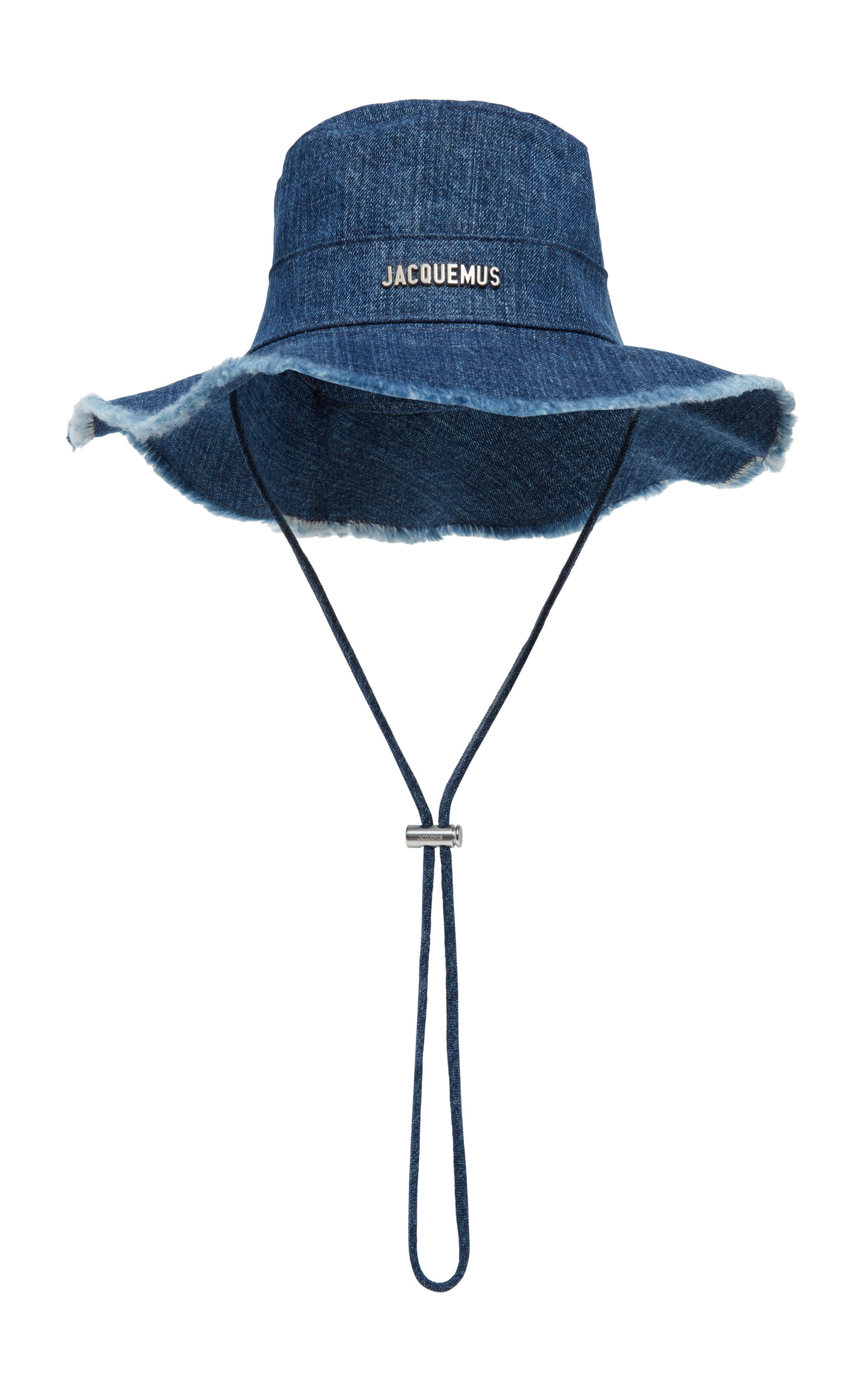 Le Bob Artichaut Denim Bucket Hat in Blue - Jacquemus