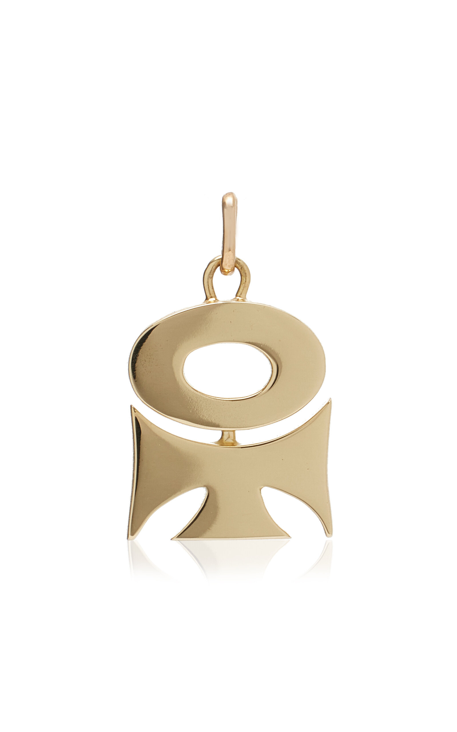 18k Yellow Gold Eterno Croce Pendant