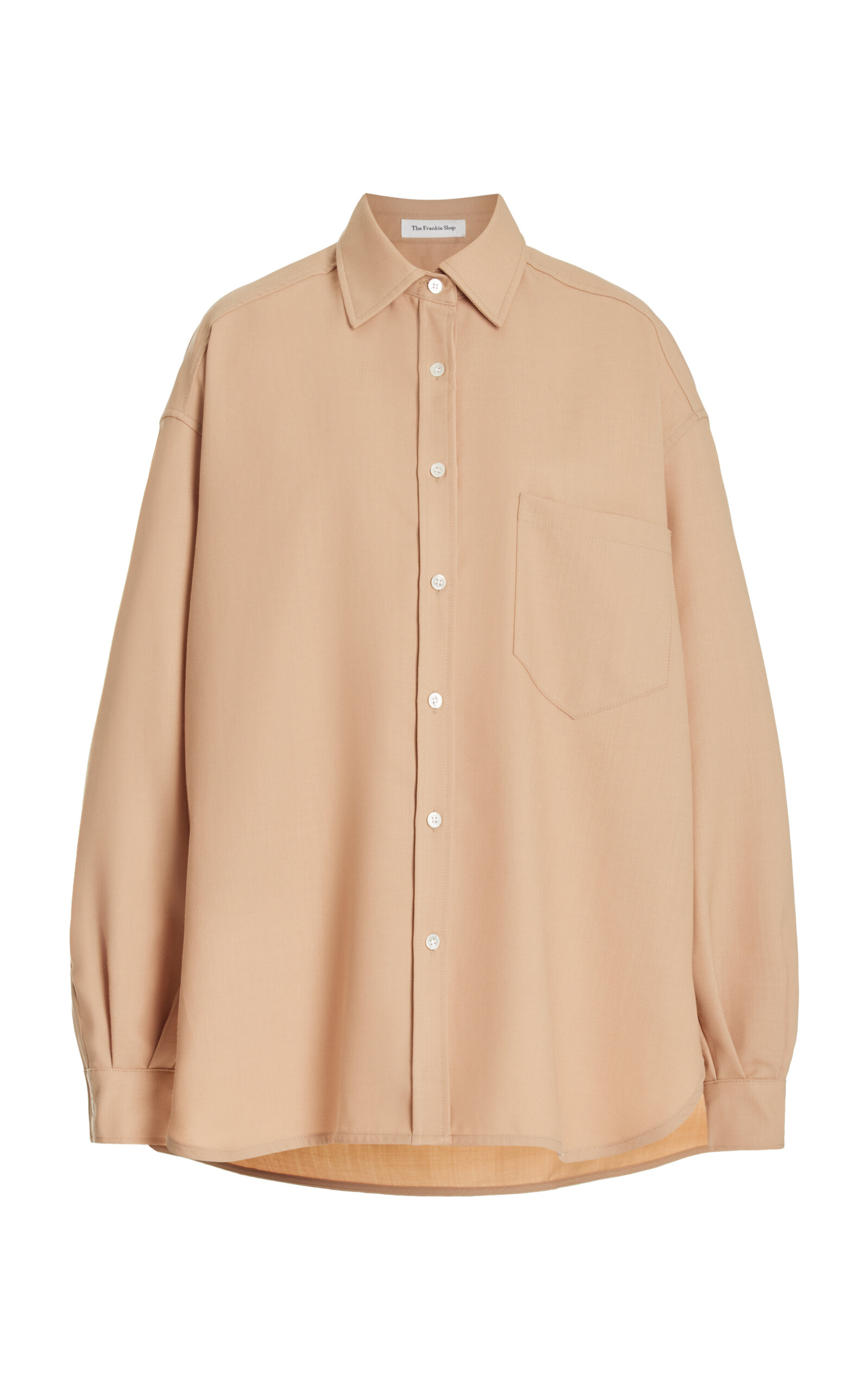 THE FRANKIE SHOP GEORGIA TWILL SHIRT