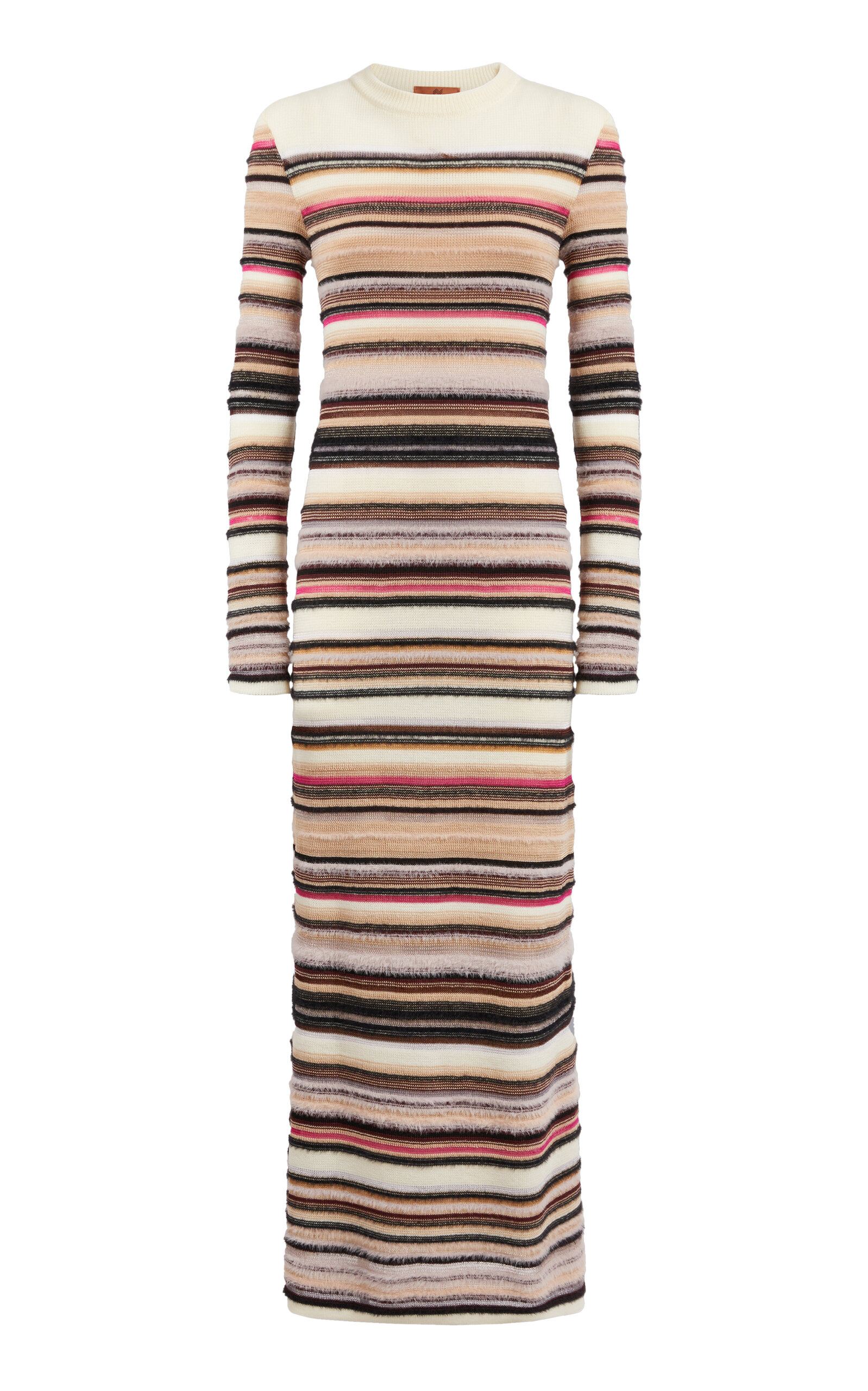 Missoni Women's Striped Knit Midi Dress In Multi | ModeSens