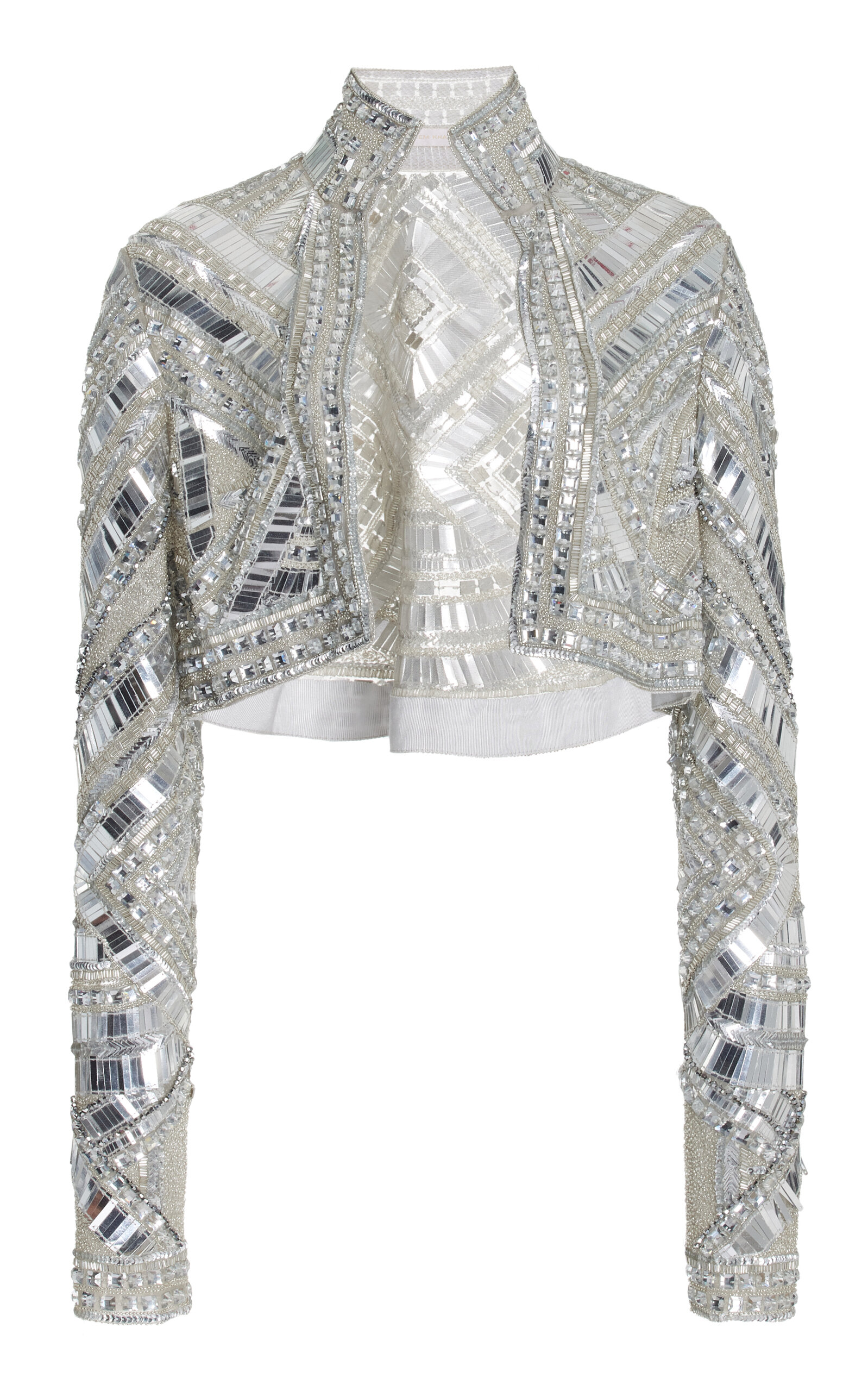 Beaded cropped sale jacket