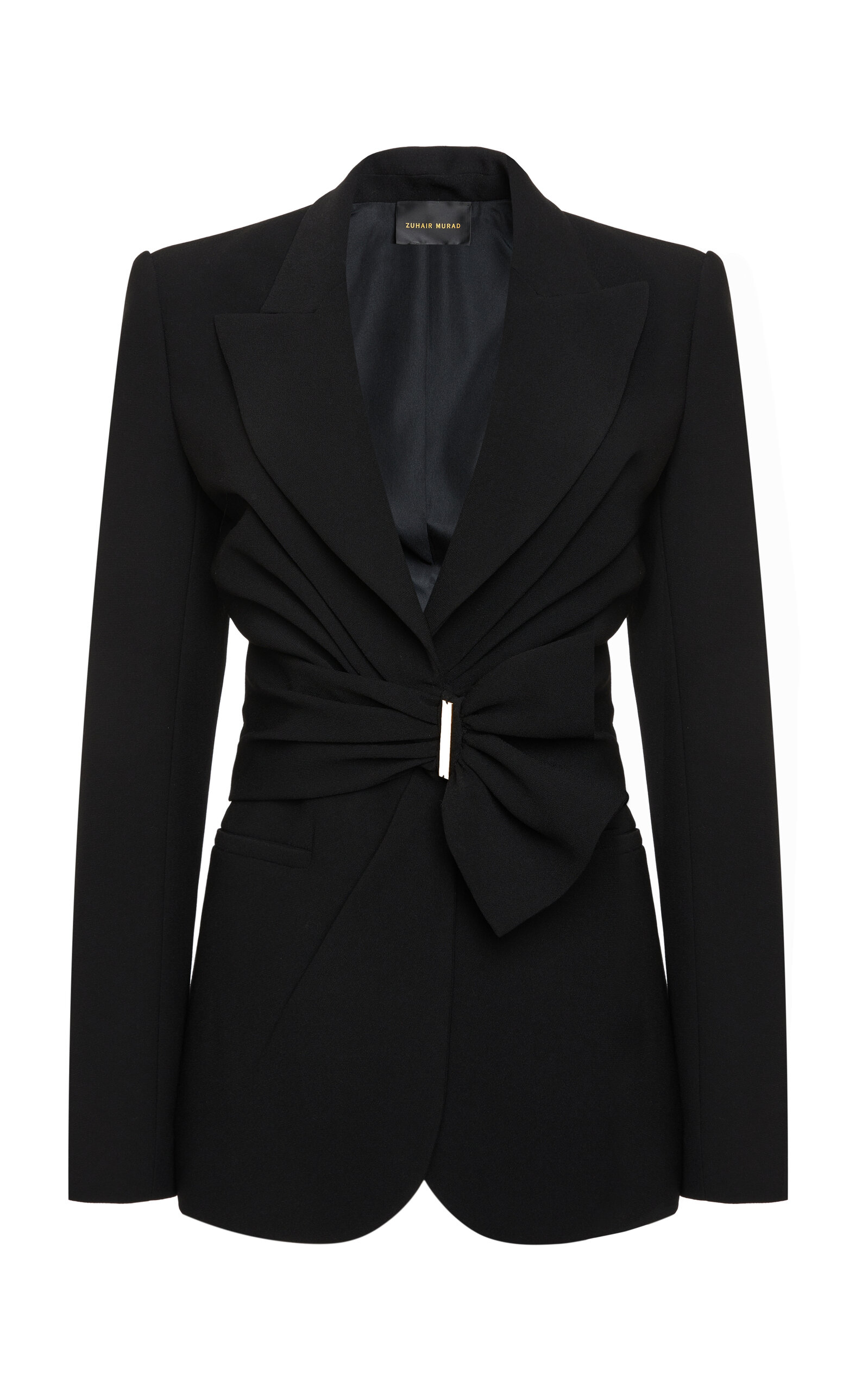 Zuhair Murad Women's Zm Sculpted Cady Jacket In Black | ModeSens