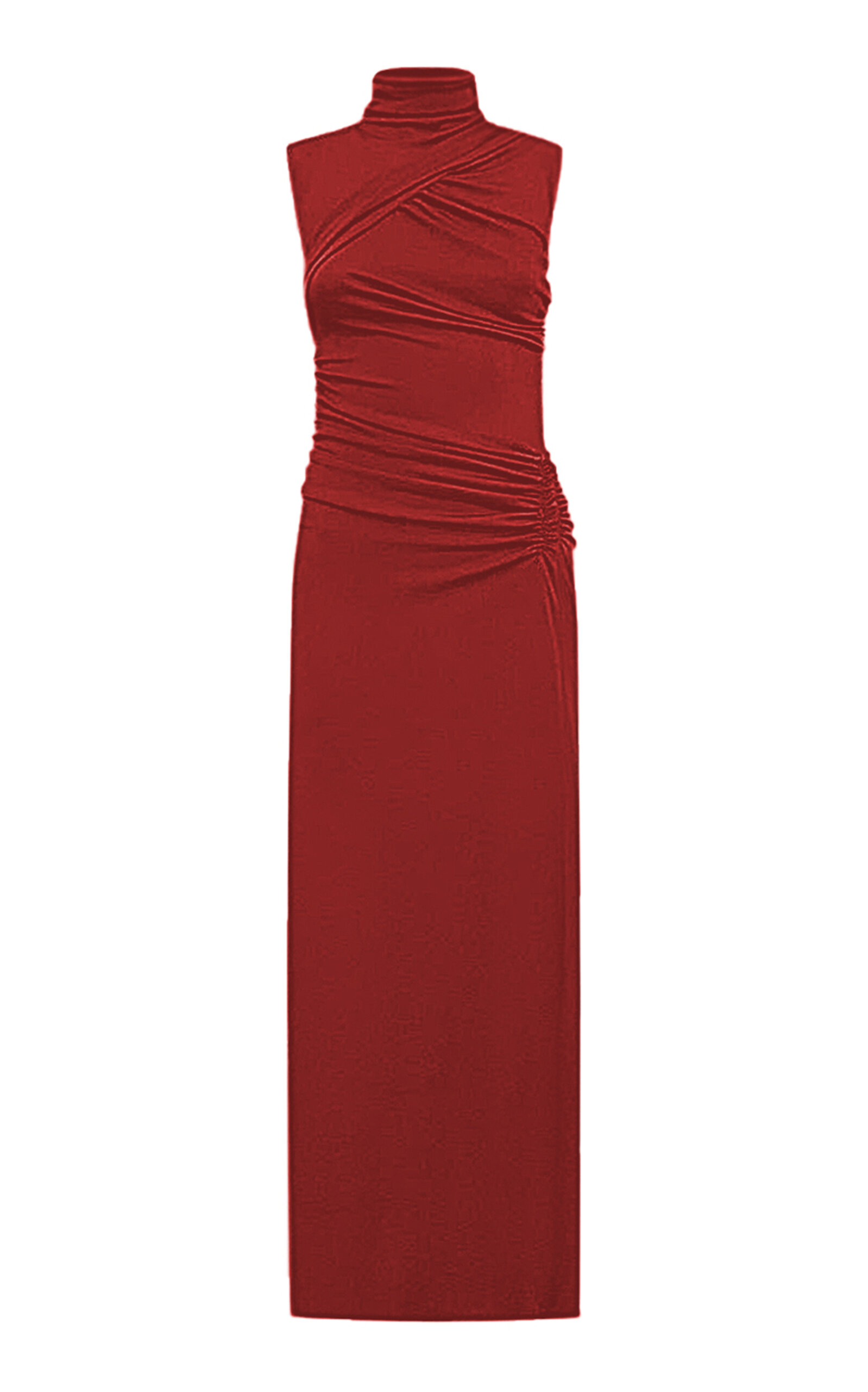 Anna October Agyness Maxi Dress In Red