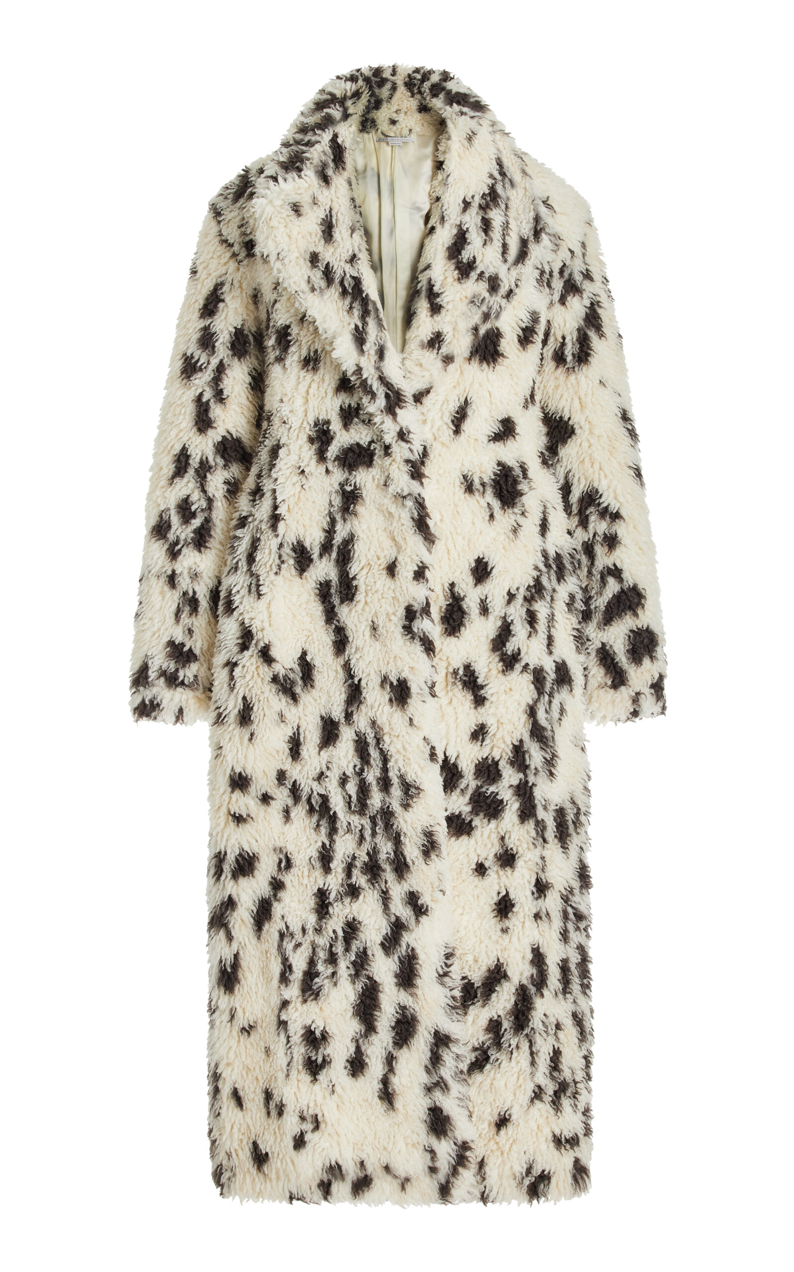 STELLA MCCARTNEY PONY FUR-FREE WOOL-BLEND COAT