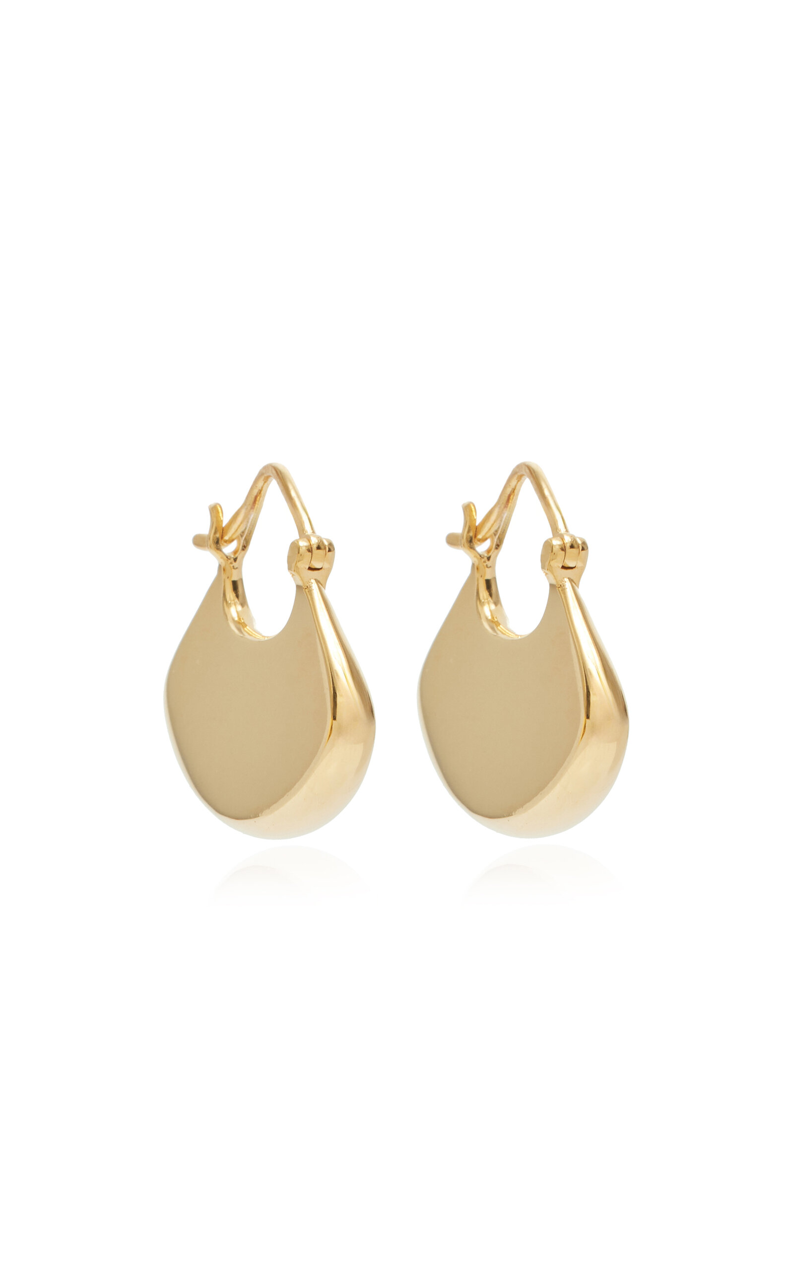 Sophie Buhai Large Gingko 18K Gold Vermeil Hoop Earrings | Smart