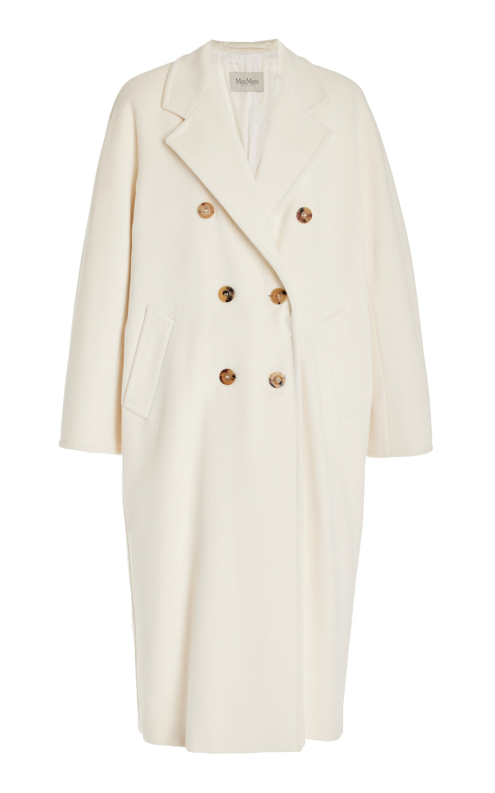 Icon Oversized Double-Breasted Wool-Cashmere Coat