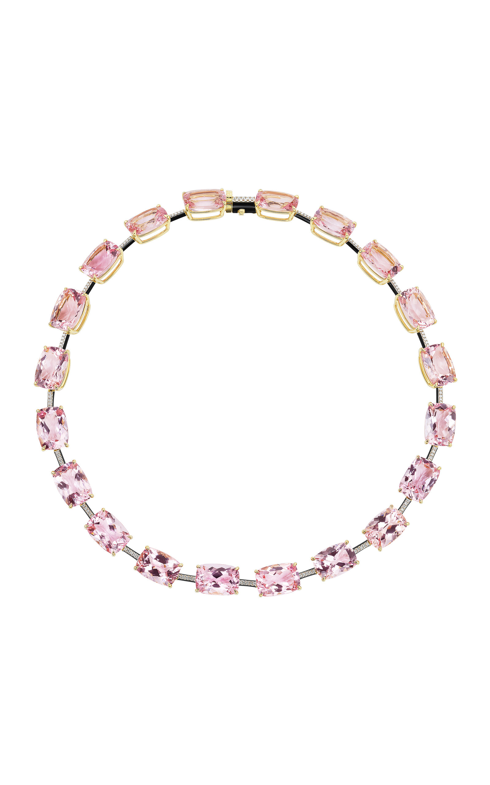 Emily P. Wheeler 18k Yellow Gold Morgan Necklace In Pink