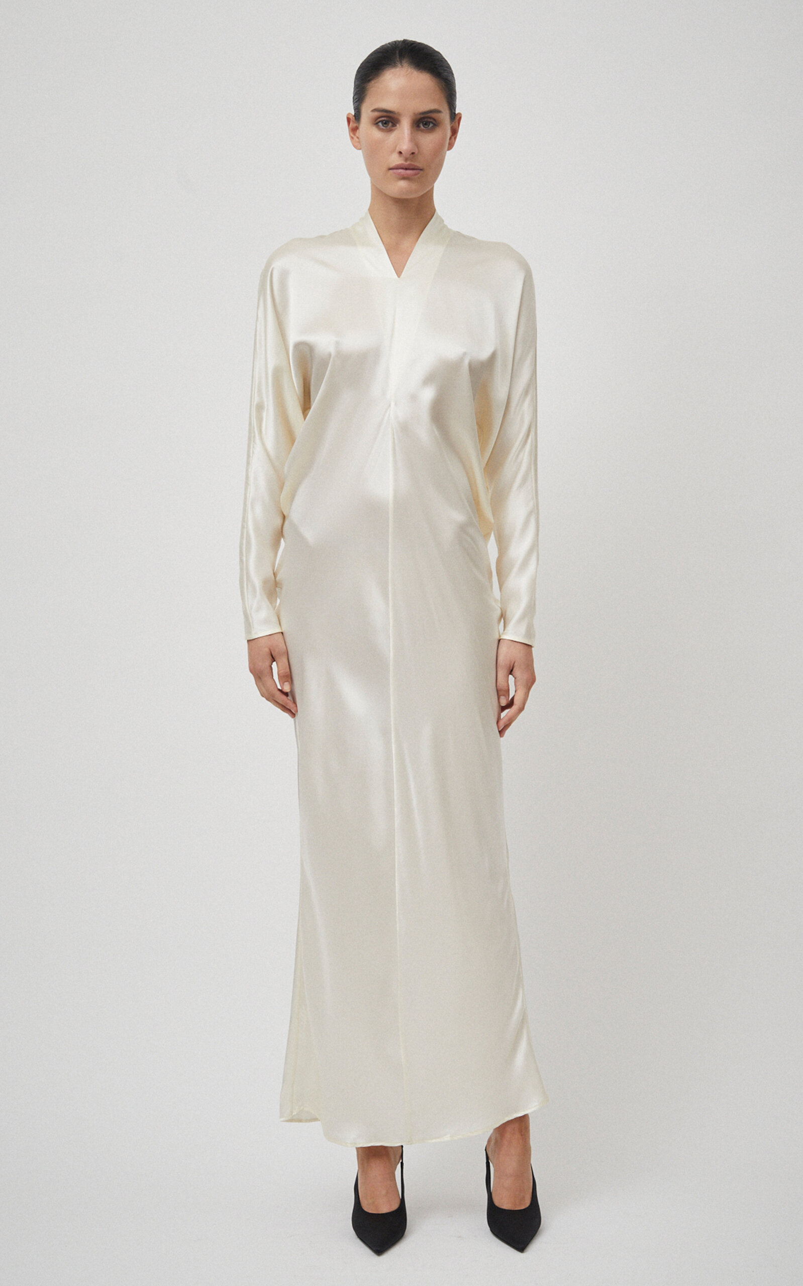 Beare Park Women's Draped Maxi Dress In Ivory | ModeSens