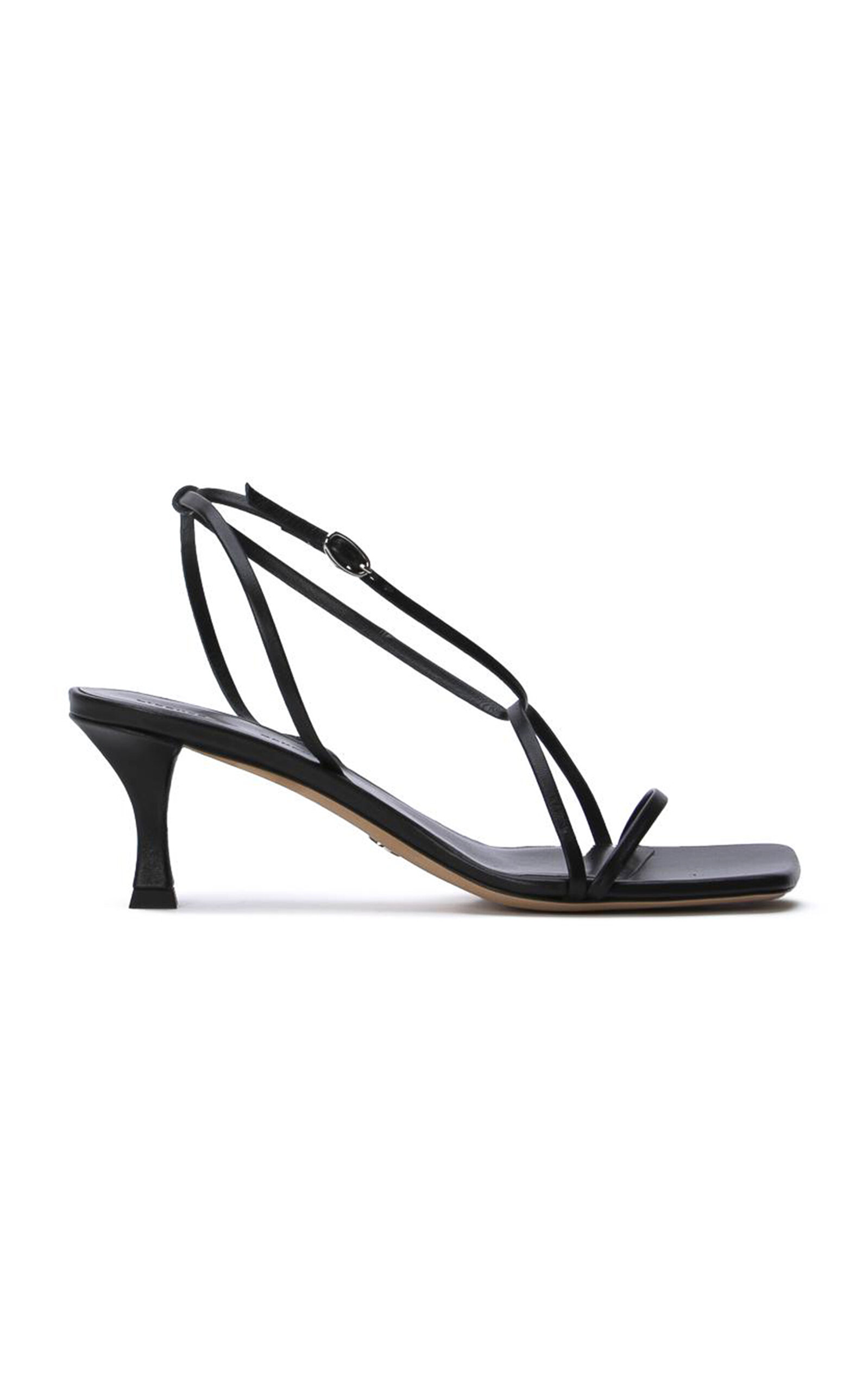 Proenza Schouler Women's Square Leather Sandals In Black