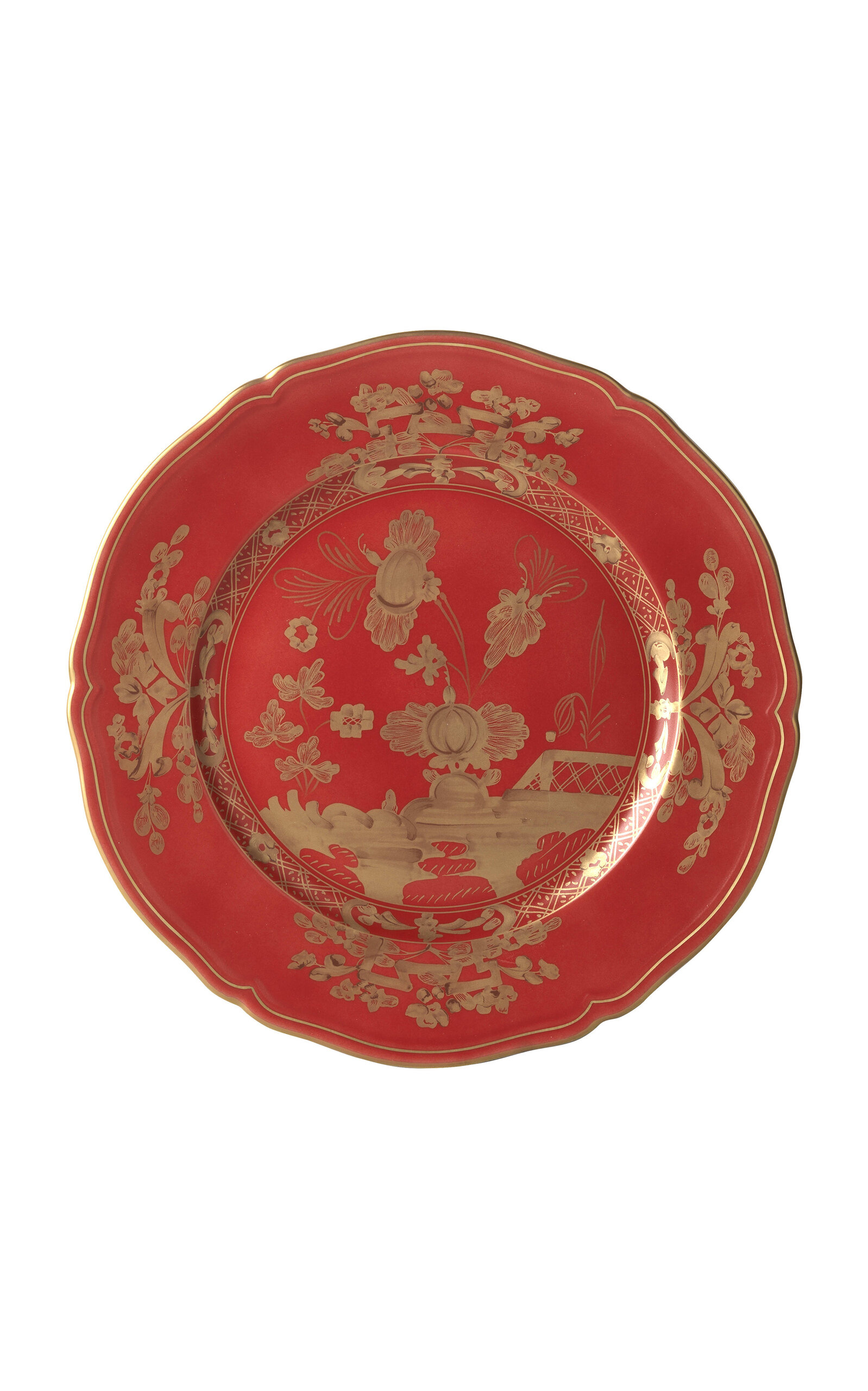 Ginori 1735 Porcelain Charger Plate In Red