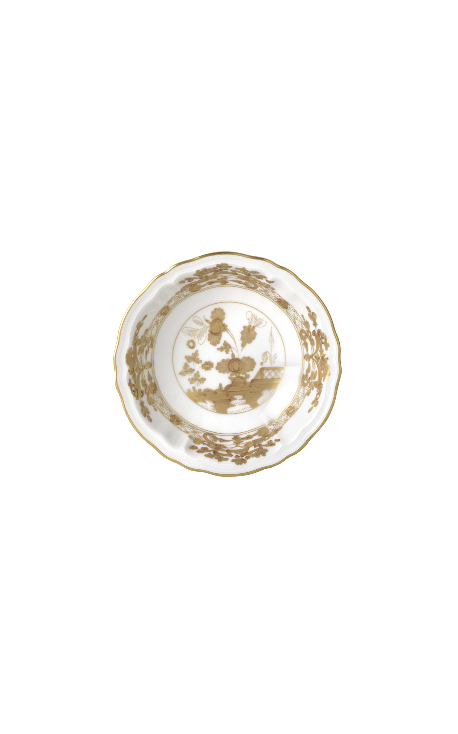 Ginori 1735 Antico Doccia Porcelain Fruit Saucer In White