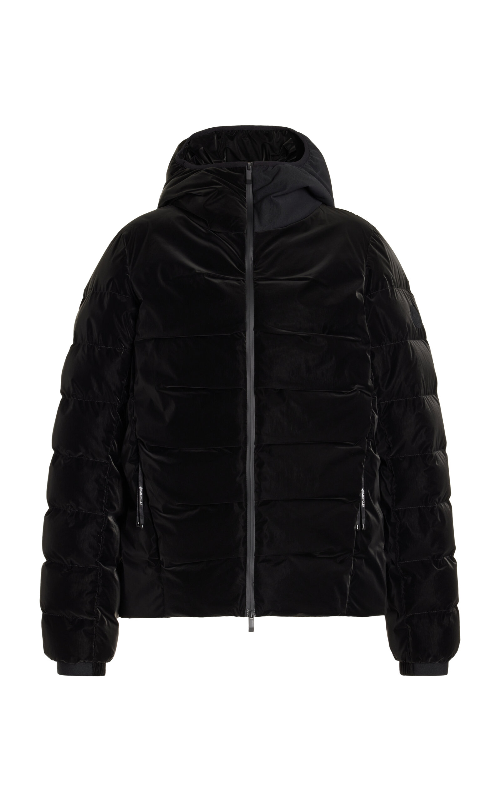 Ananke Hooded Coated-Nylon Down Jacket