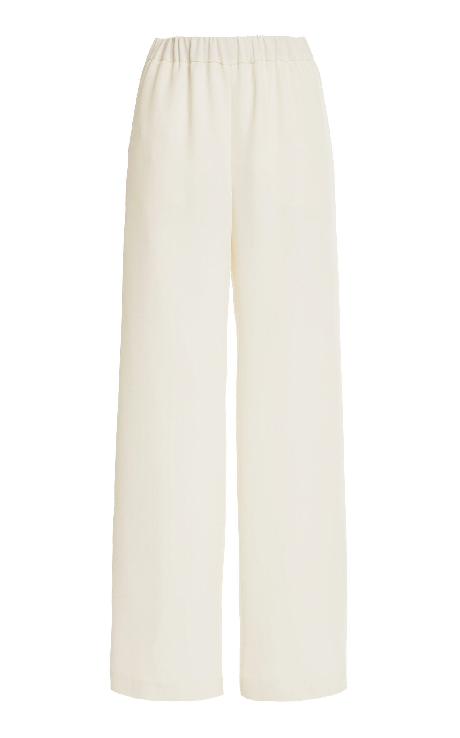 Silk Wide-Leg Pants