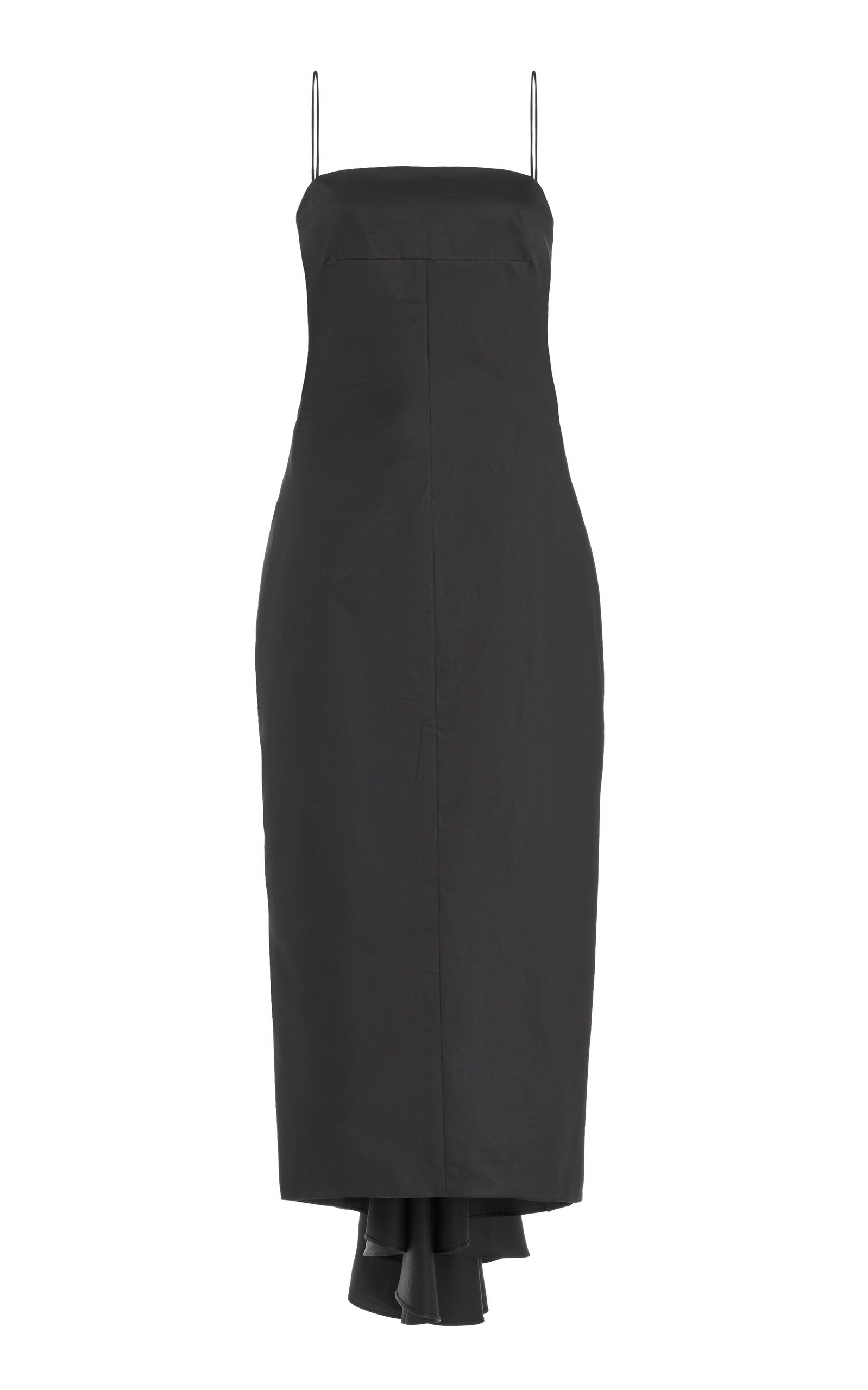 Dakota Draped Cotton Midi Dress