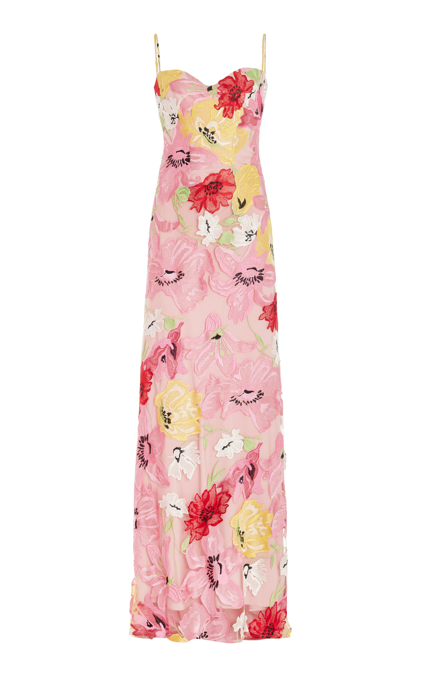 Monique lhuillier multi floral gown hotsell