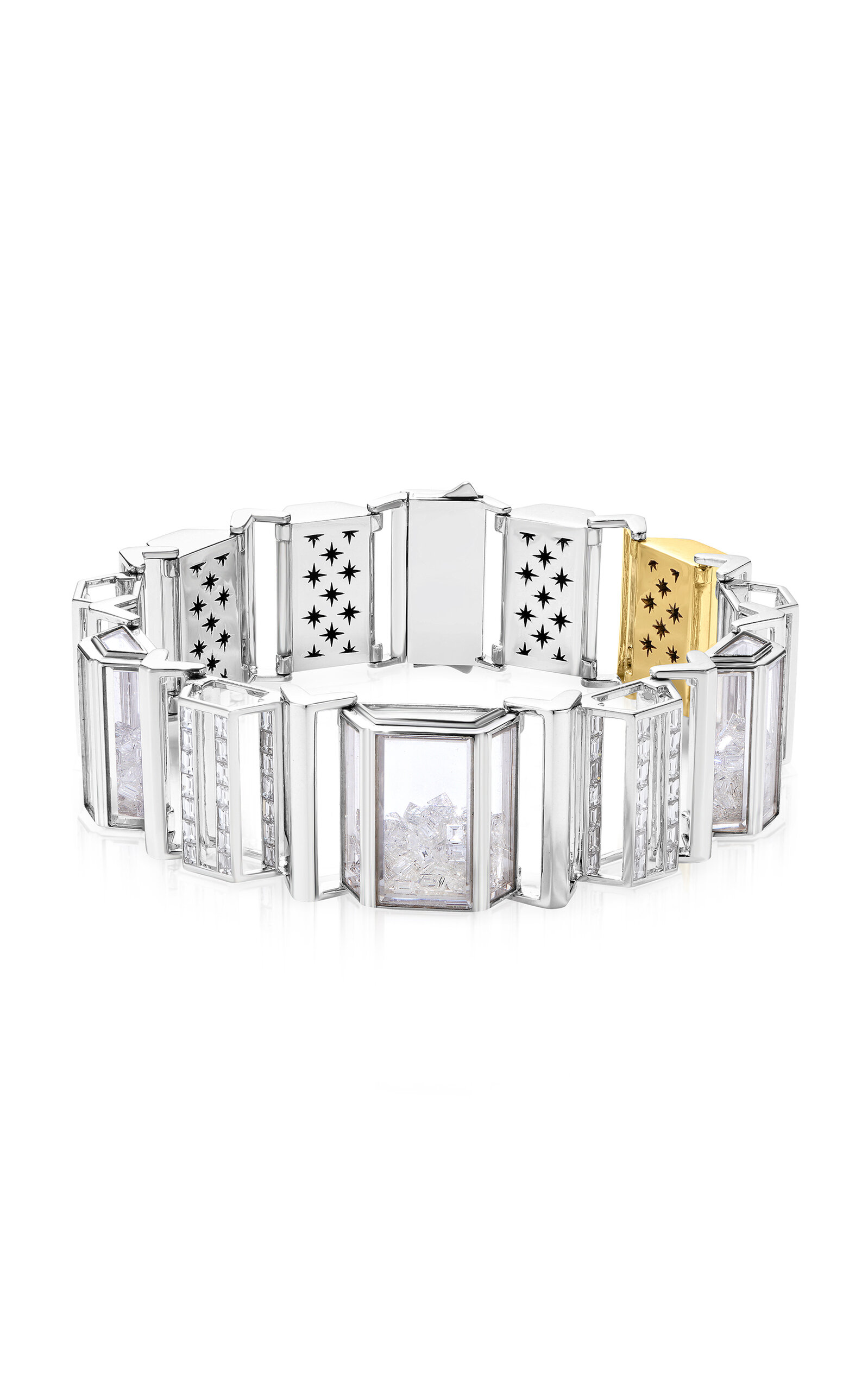 Moritz Glik 18k Yellow & White Gold Senda Bracelet