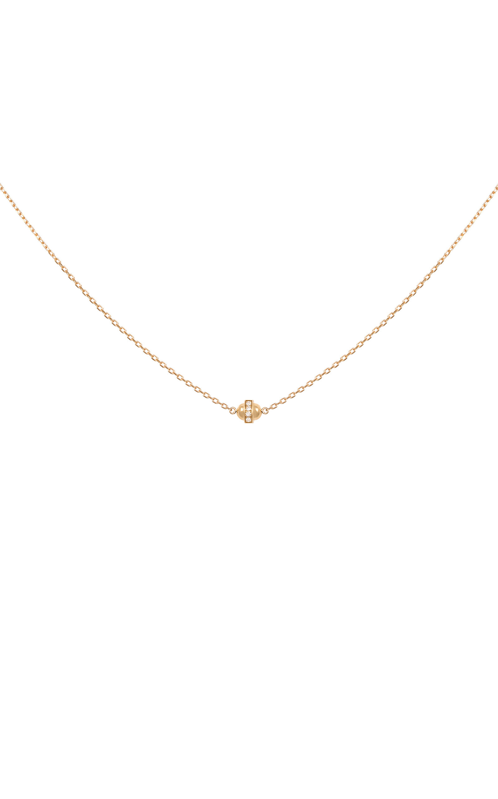 18k Yellow Gold The Dot Atom Necklace