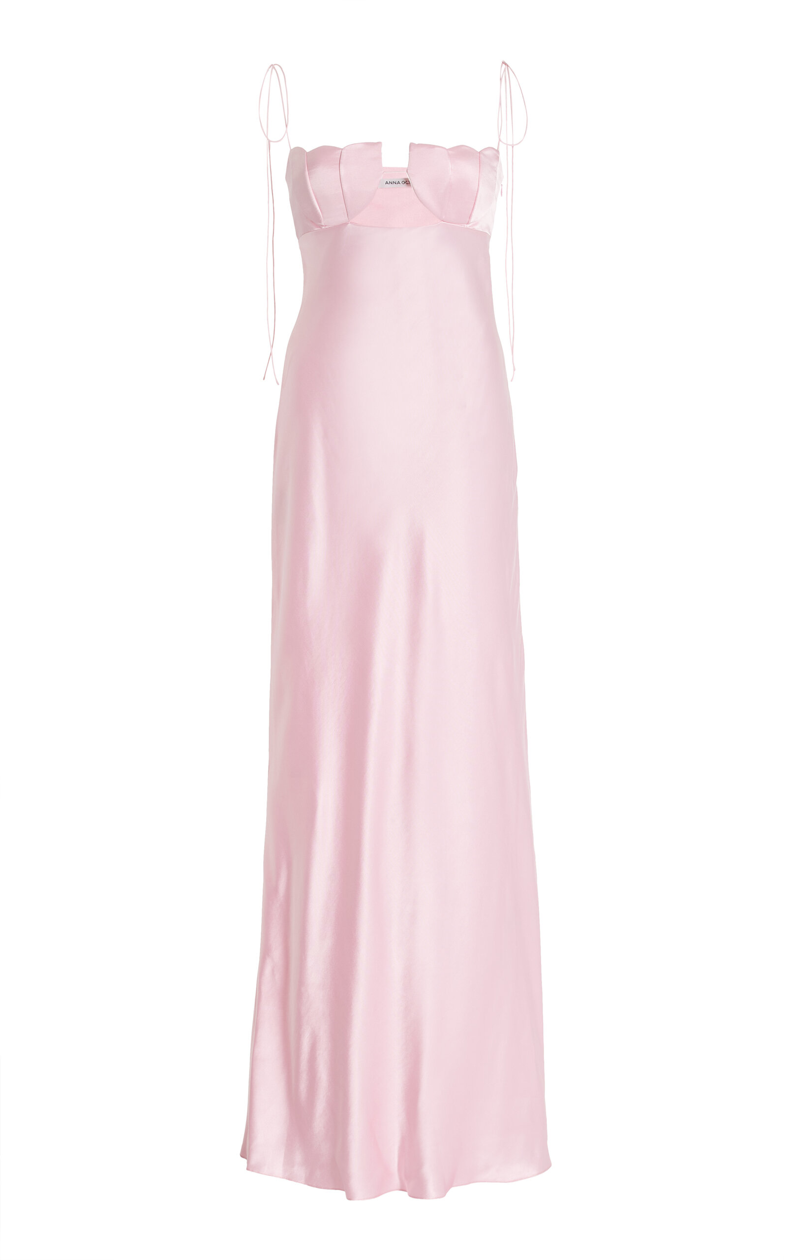 Anna October Tulip Satin Maxi Dress