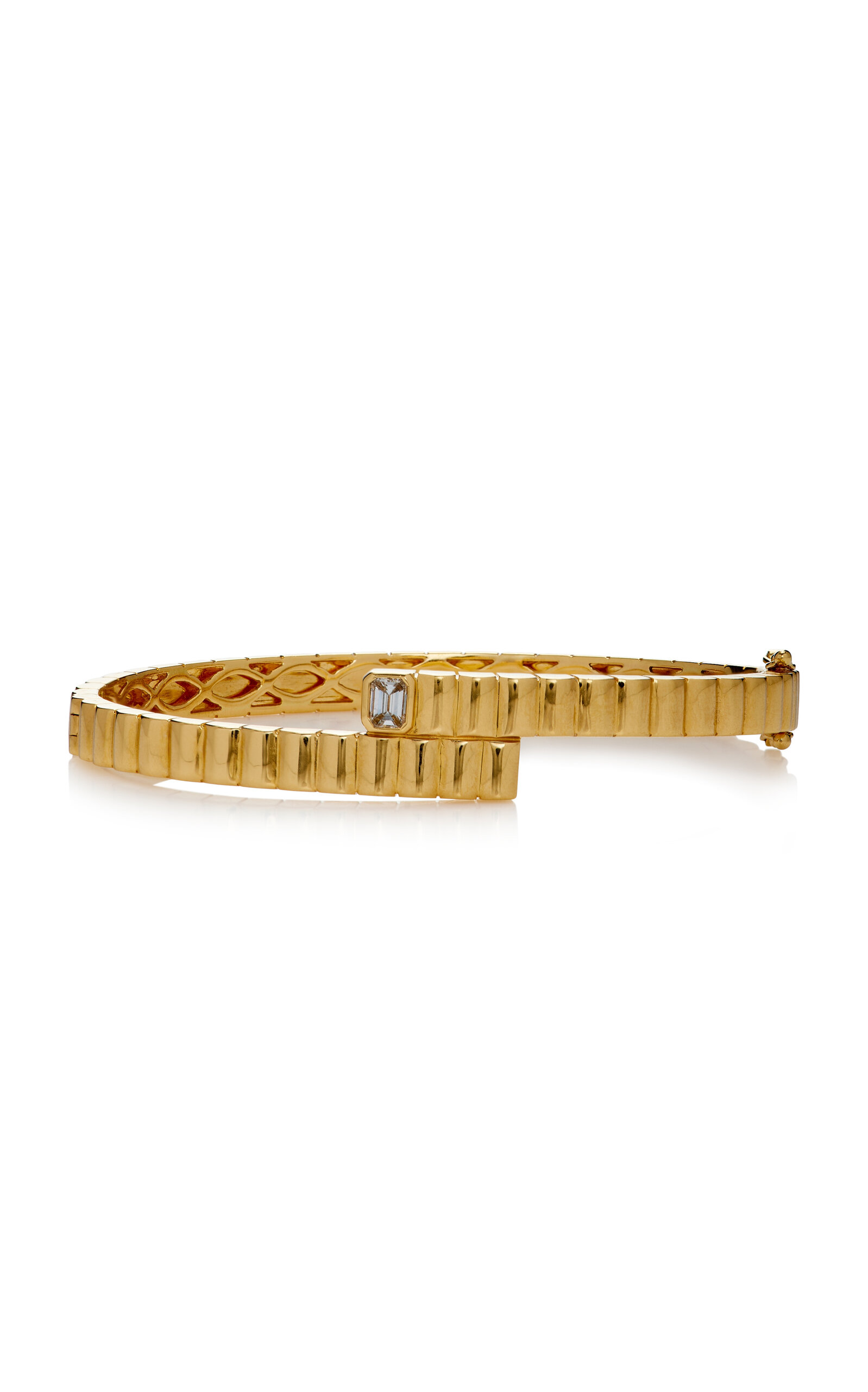 Midnight Adagio 18K Yellow Gold Diamond Bangle