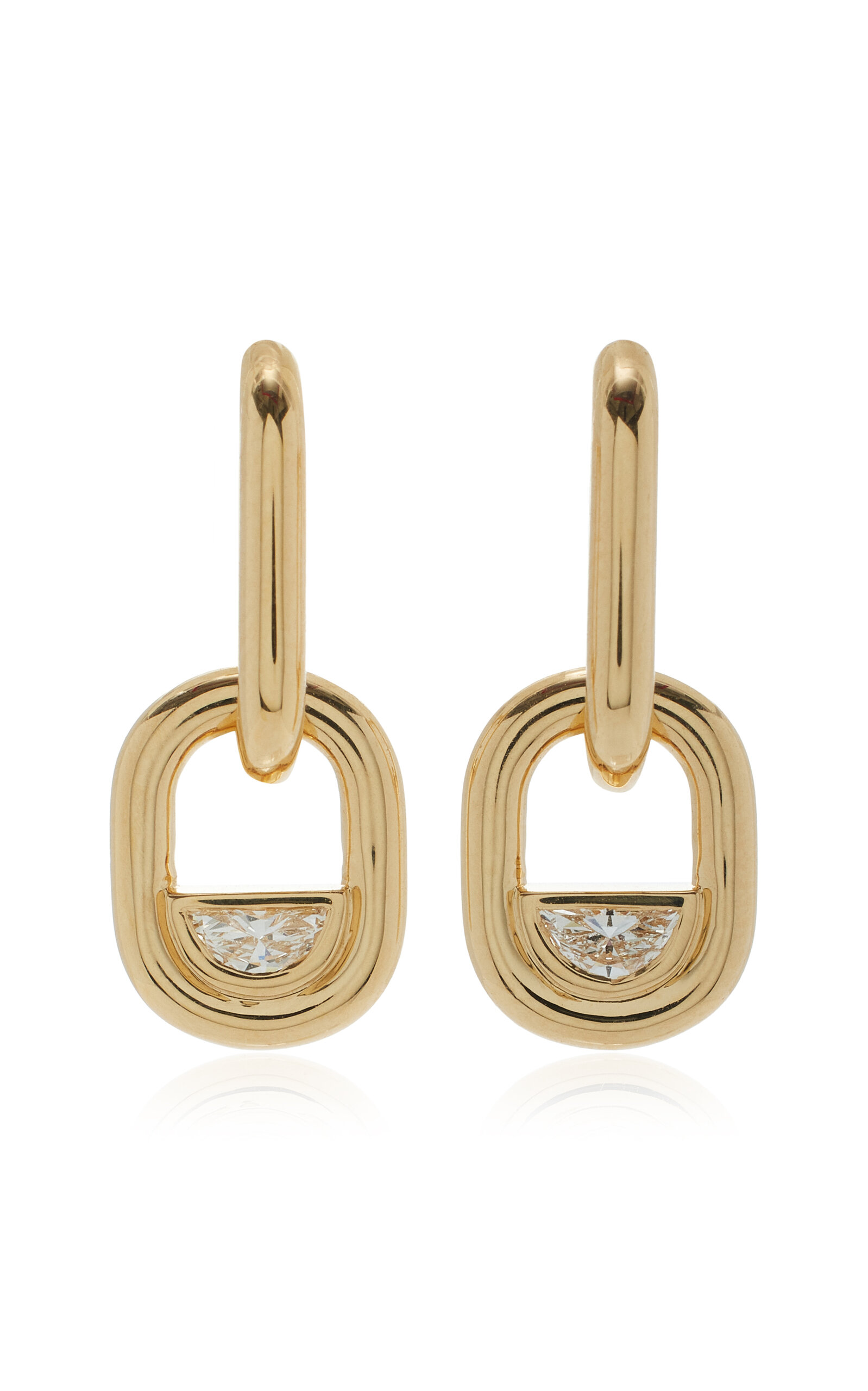 State Property Edessa 18k Yellow Gold Diamond Earrings